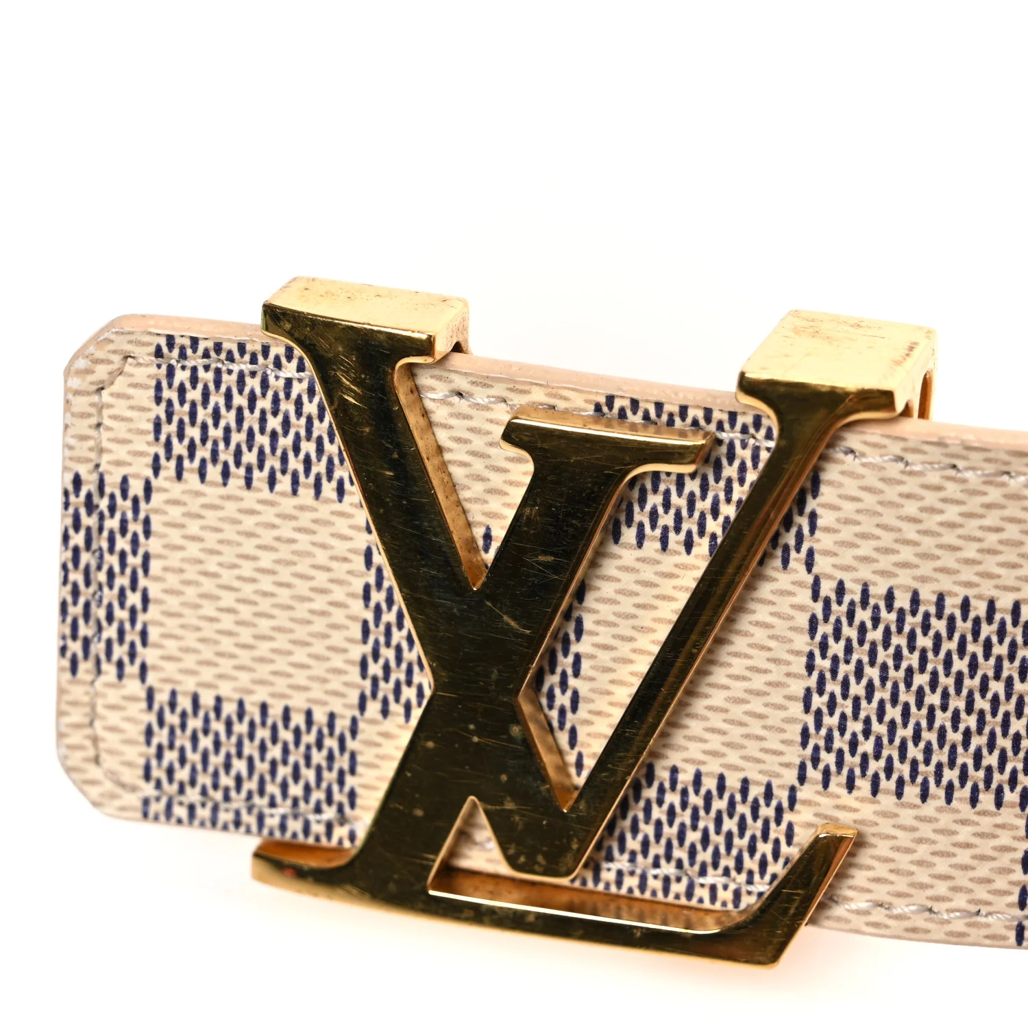 Damier Azur LV Initiales 85 34 Belt - Image 9