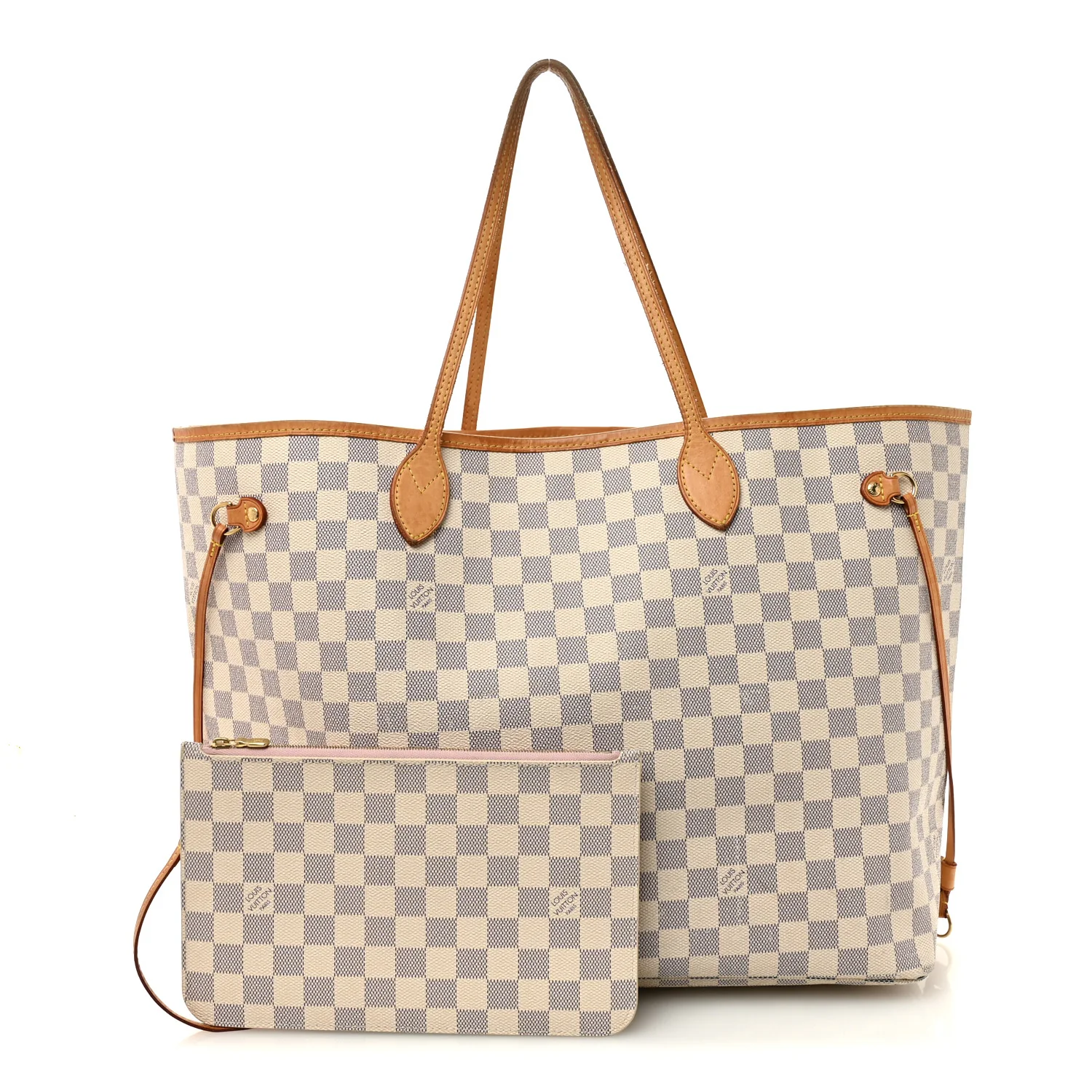 Damier Azur Neo Neverfull GM Rose Ballerine - Image 3