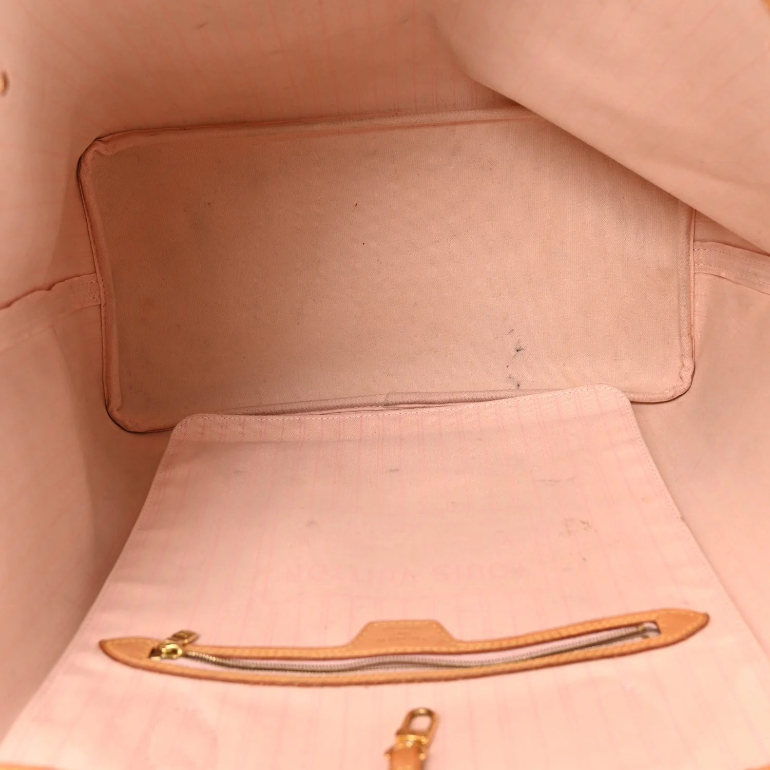 Damier Azur Neo Neverfull GM Rose Ballerine - Image 6