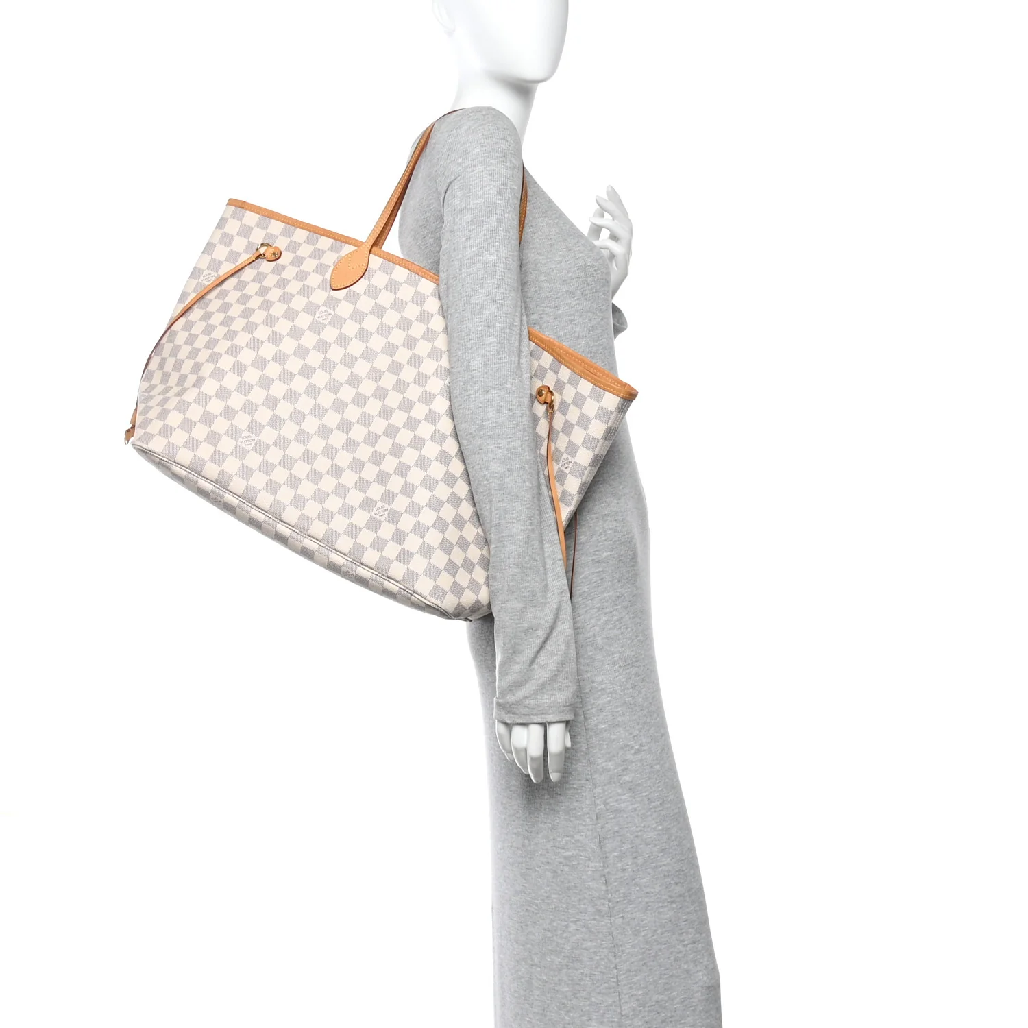 Damier Azur Neo Neverfull GM Rose Ballerine - Image 2