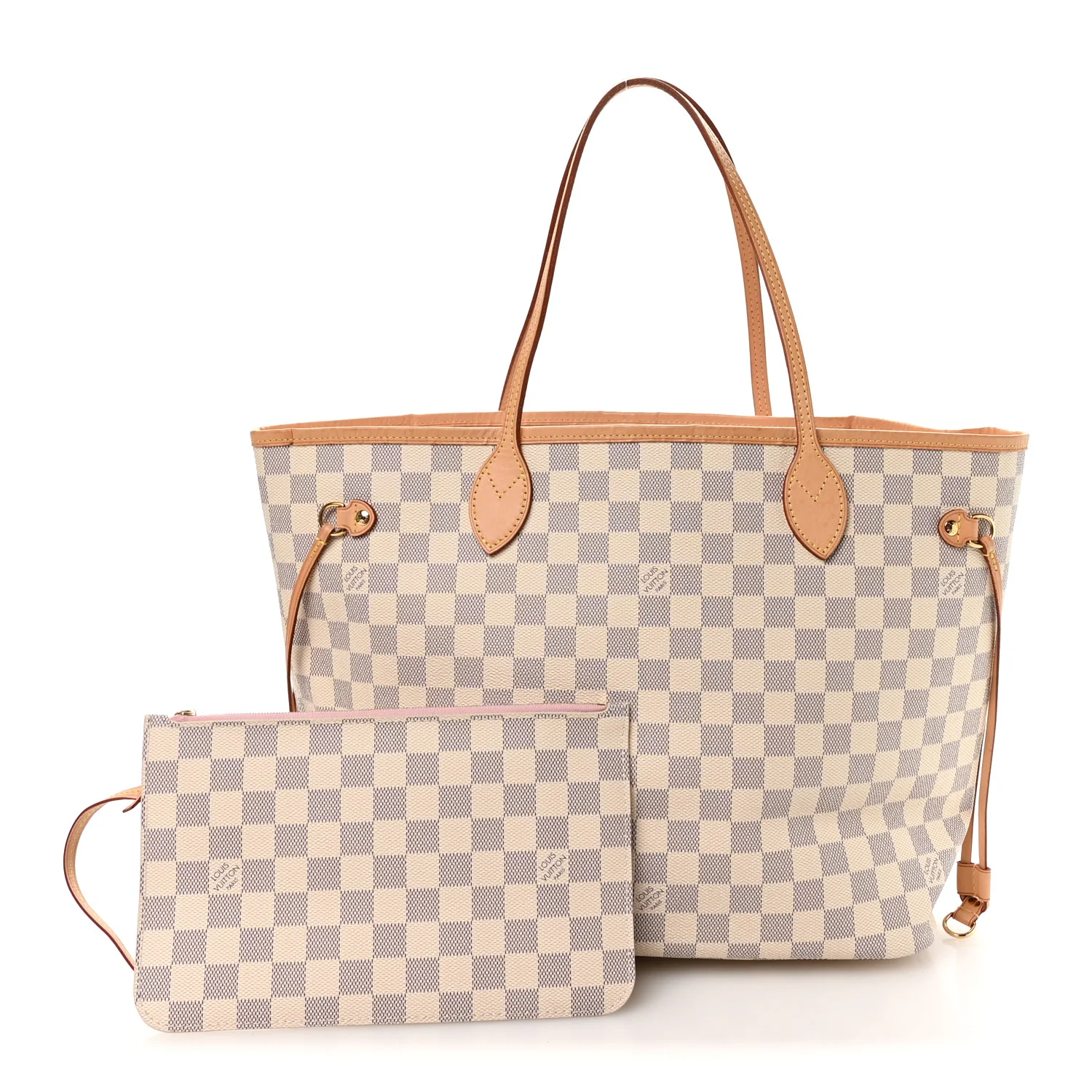 Damier Azur Neo Neverfull MM Rose Ballerine - Image 3