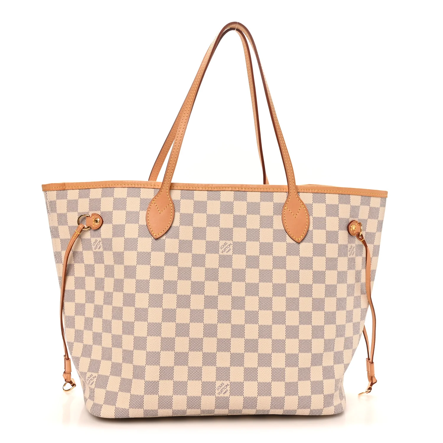 Damier Azur Neo Neverfull MM Rose Ballerine