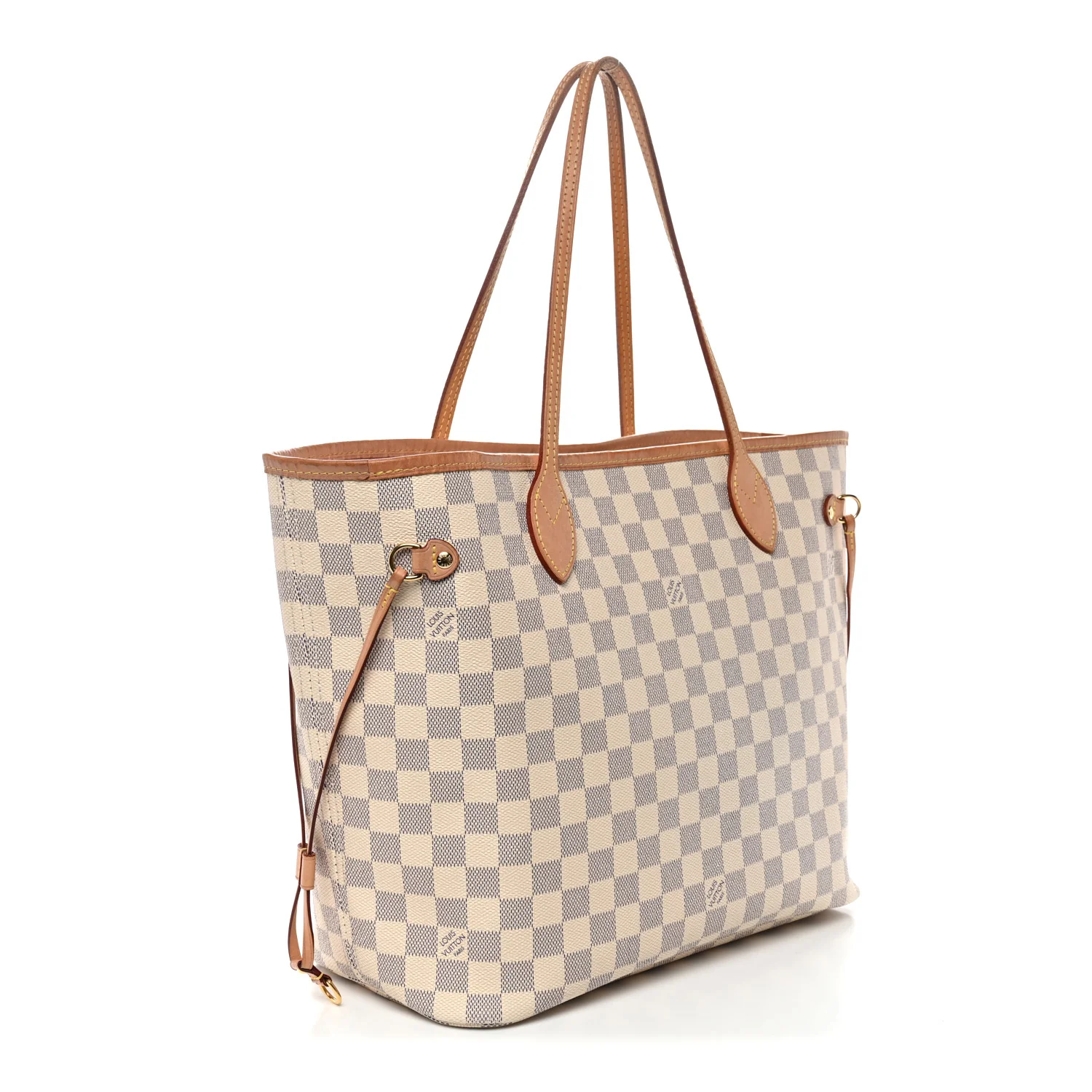 Damier Azur Neo Neverfull MM Rose Ballerine - Image 3