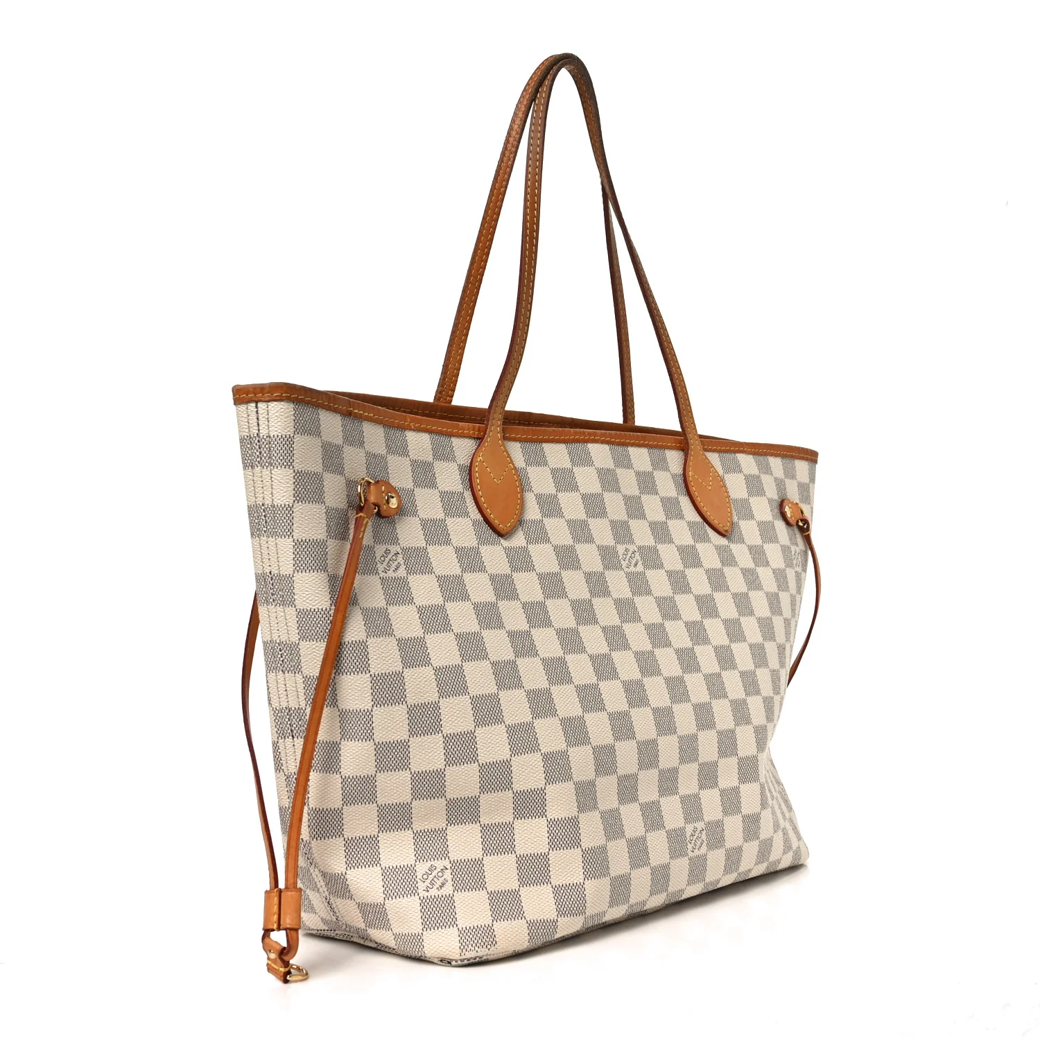Damier Azur Neo Neverfull MM Rose Ballerine - Image 3