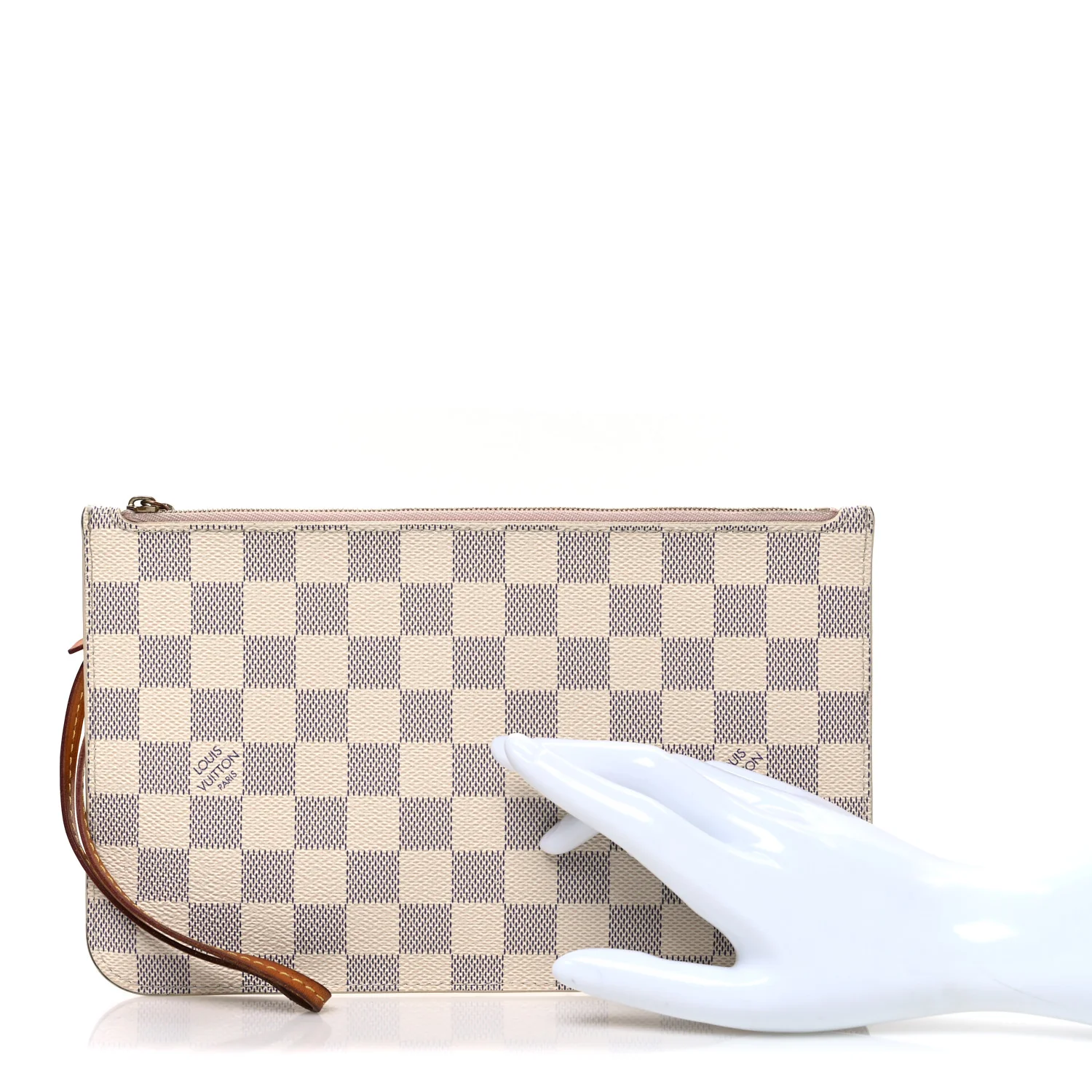 Damier Azur Neverfull MM GM Pochette Rose Ballerine - Image 2