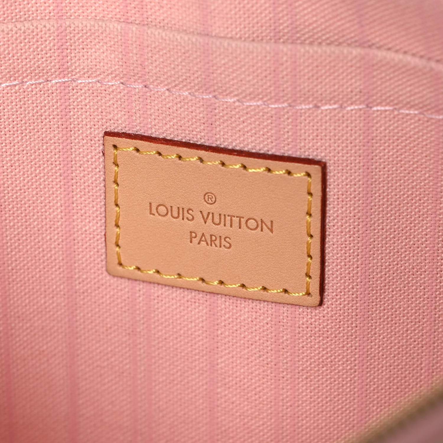 Damier Azur Neverfull MM GM Pochette Rose Ballerine - Image 6