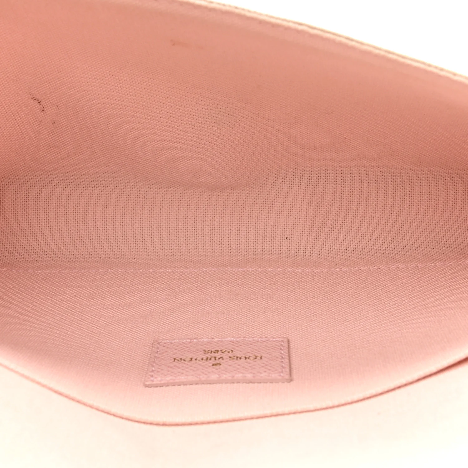 Damier Azur Pochette Felicie Chain Wallet Rose Ballerine - Image 5