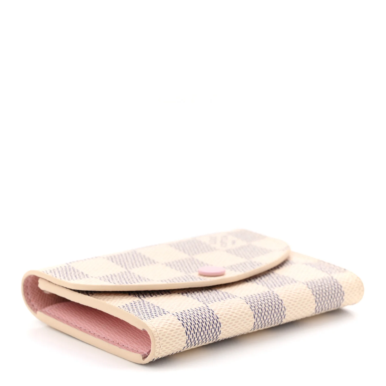 Damier Azur Rosalie Coin Purse Rose Ballerine - Image 4