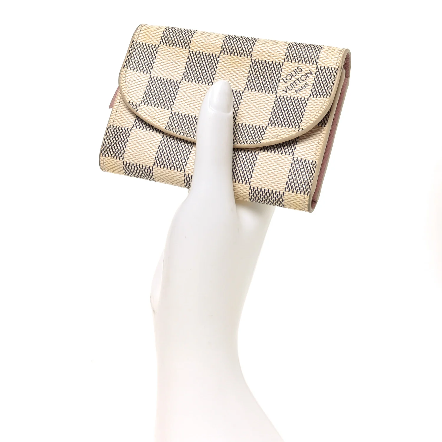 Damier Azur Rosalie Coin Purse Rose Ballerine - Image 3