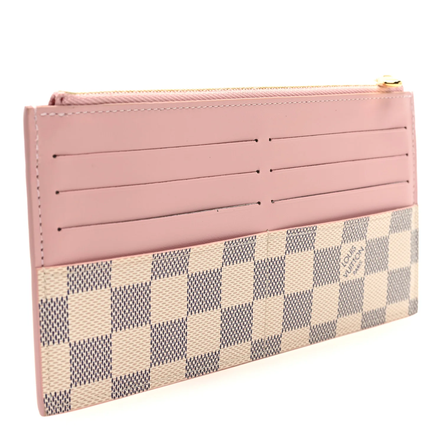 Damier Azur Slim Purse Rose Ballerine - Image 3