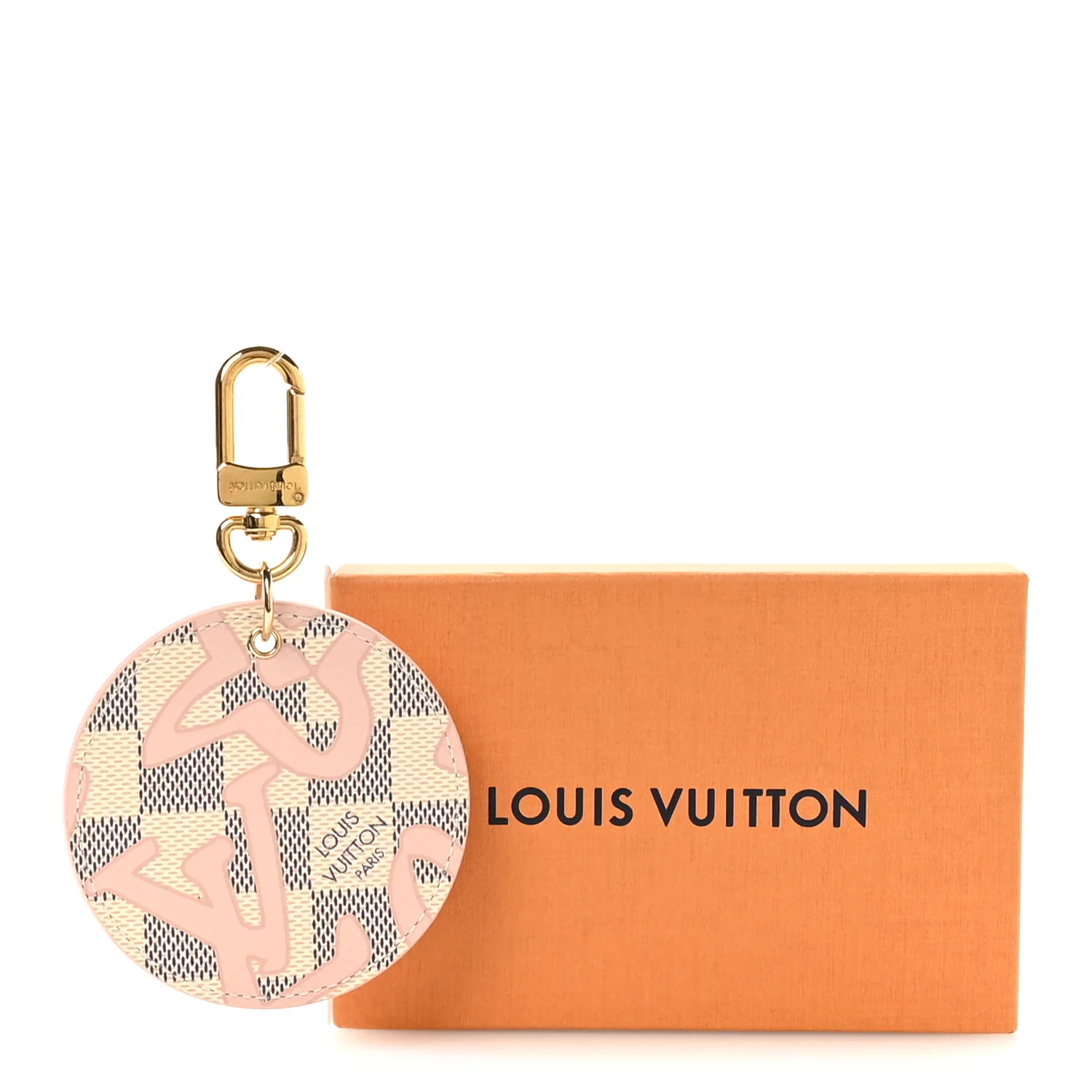 Damier Azur Tahitienne Bag Charm Key Ring - Image 5