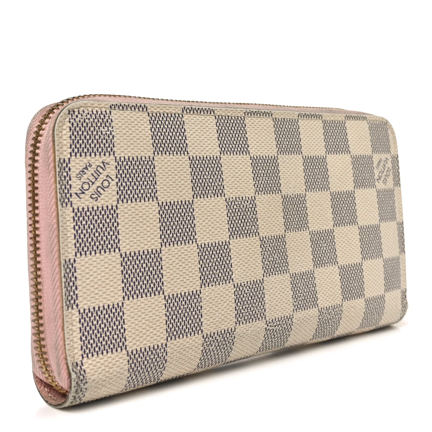 Damier Azur Zippy Wallet Rose Ballerine - Image 3