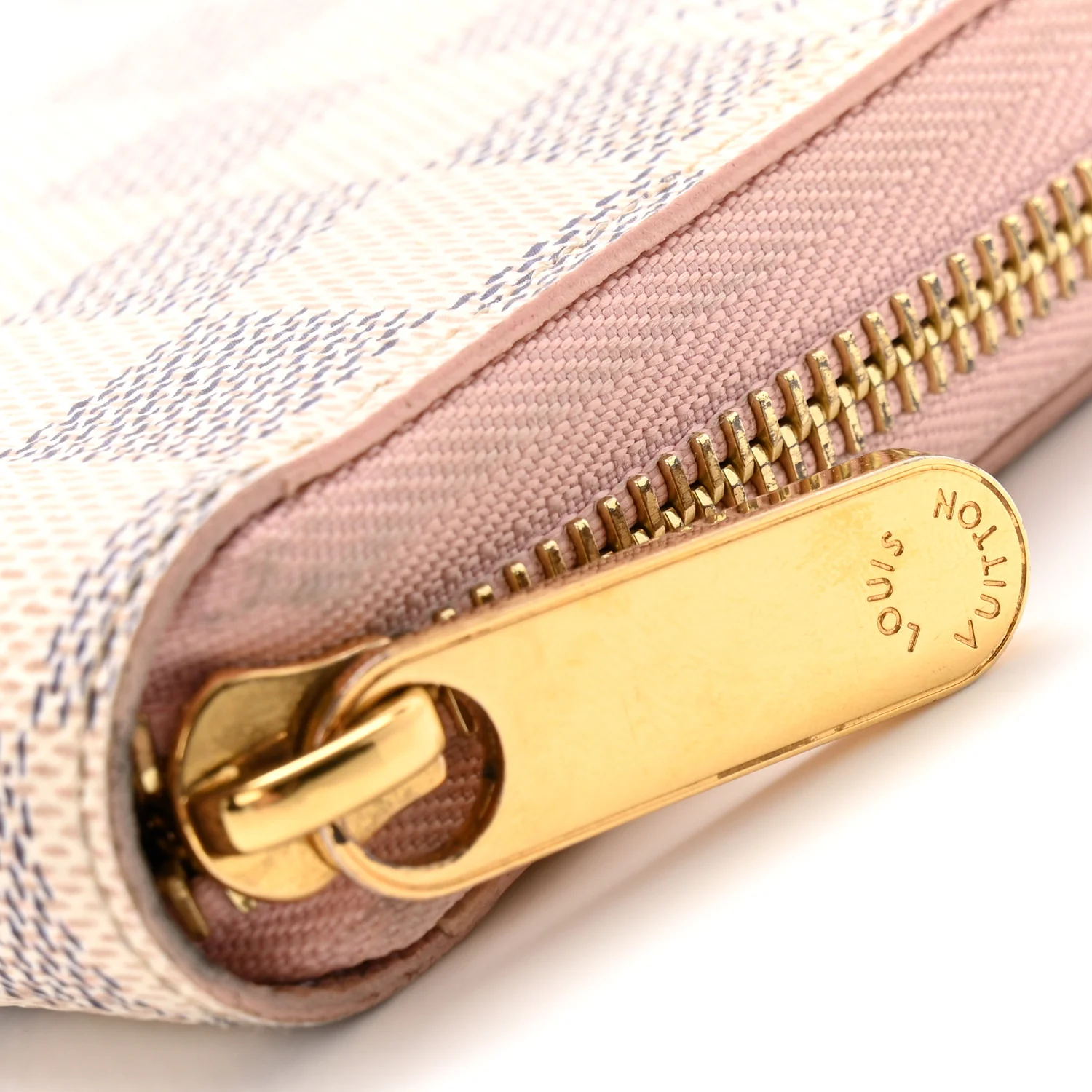 Damier Azur Zippy Wallet Rose Ballerine - Image 10