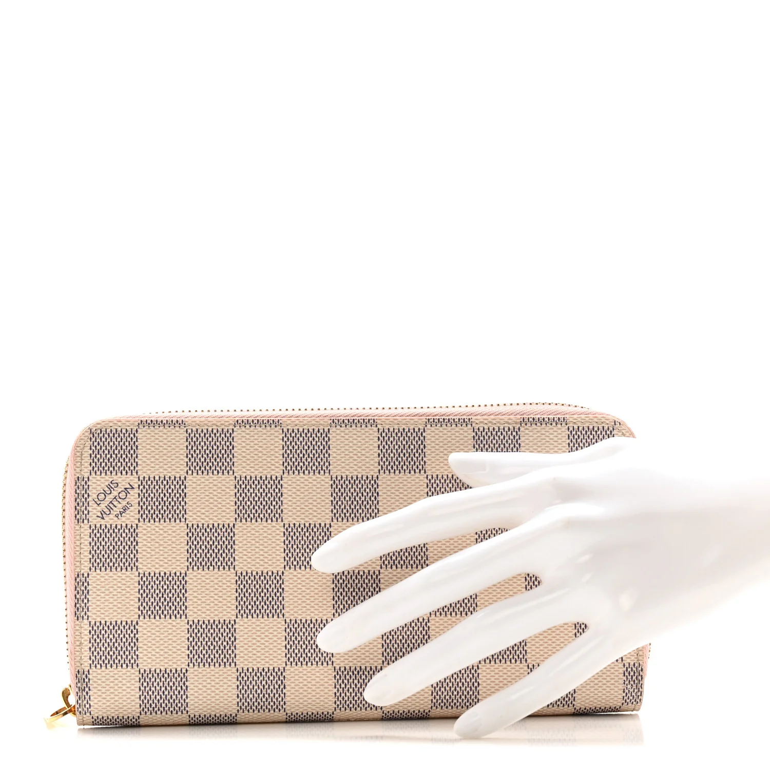 Damier Azur Zippy Wallet Rose Ballerine - Image 2