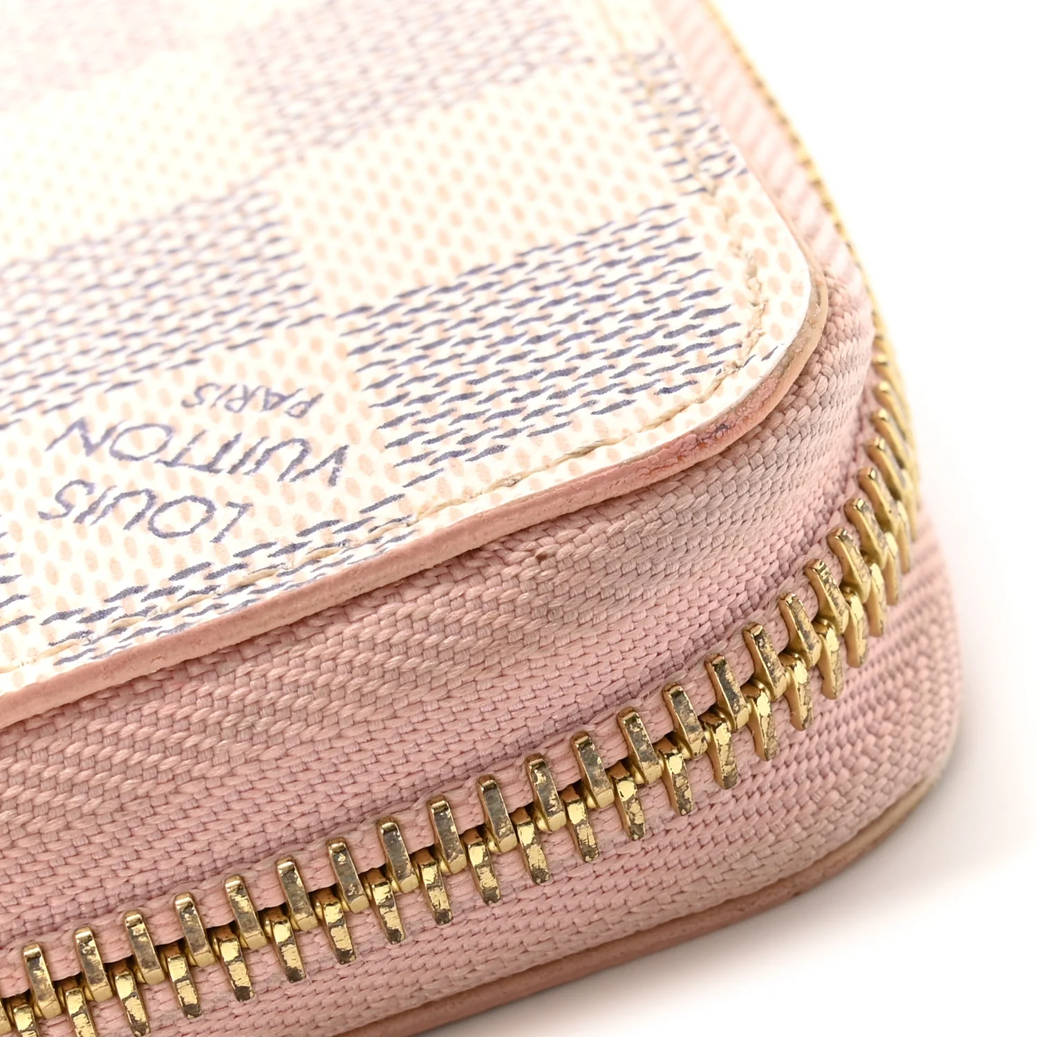 Damier Azur Zippy Wallet Rose Ballerine - Image 9