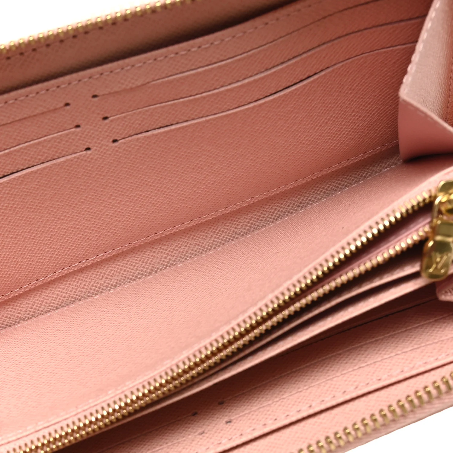Damier Azur Zippy Wallet Rose Ballerine - Image 5