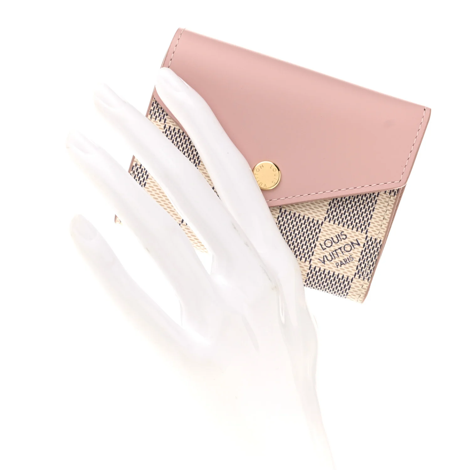 Damier Azur Zoe Wallet Rose Ballerine - Image 2