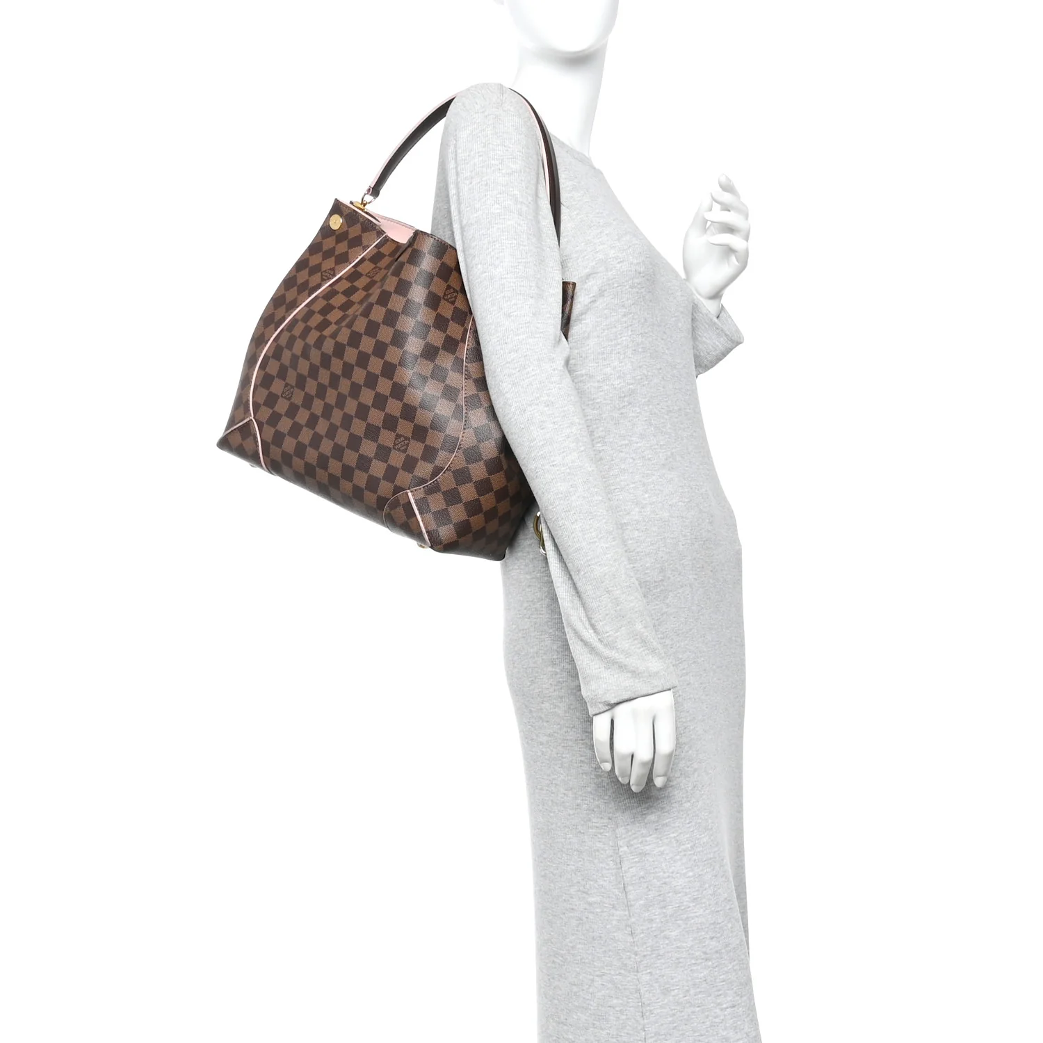 Damier Ebene Caissa Hobo Rose Ballerine - Image 2