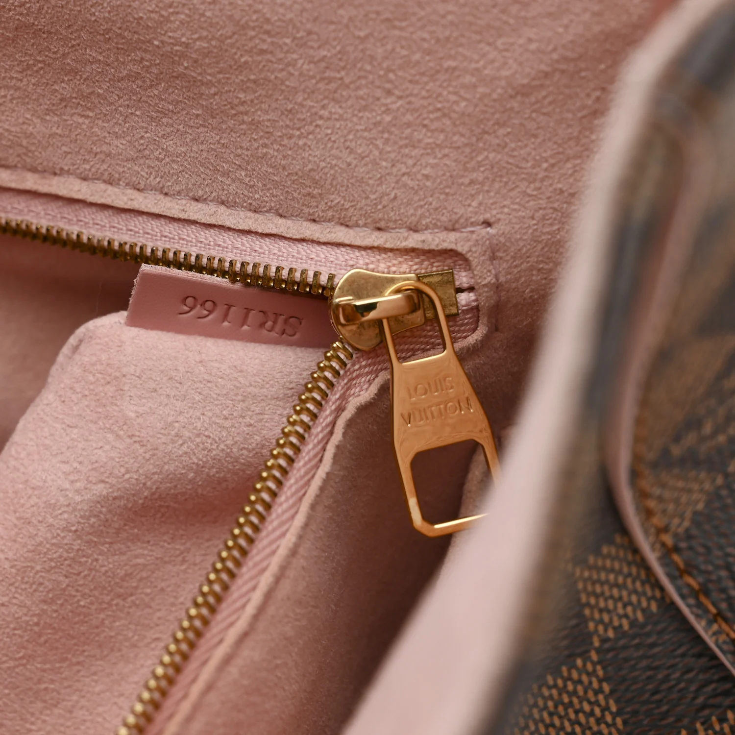 Damier Ebene Caissa Hobo Rose Ballerine - Image 7