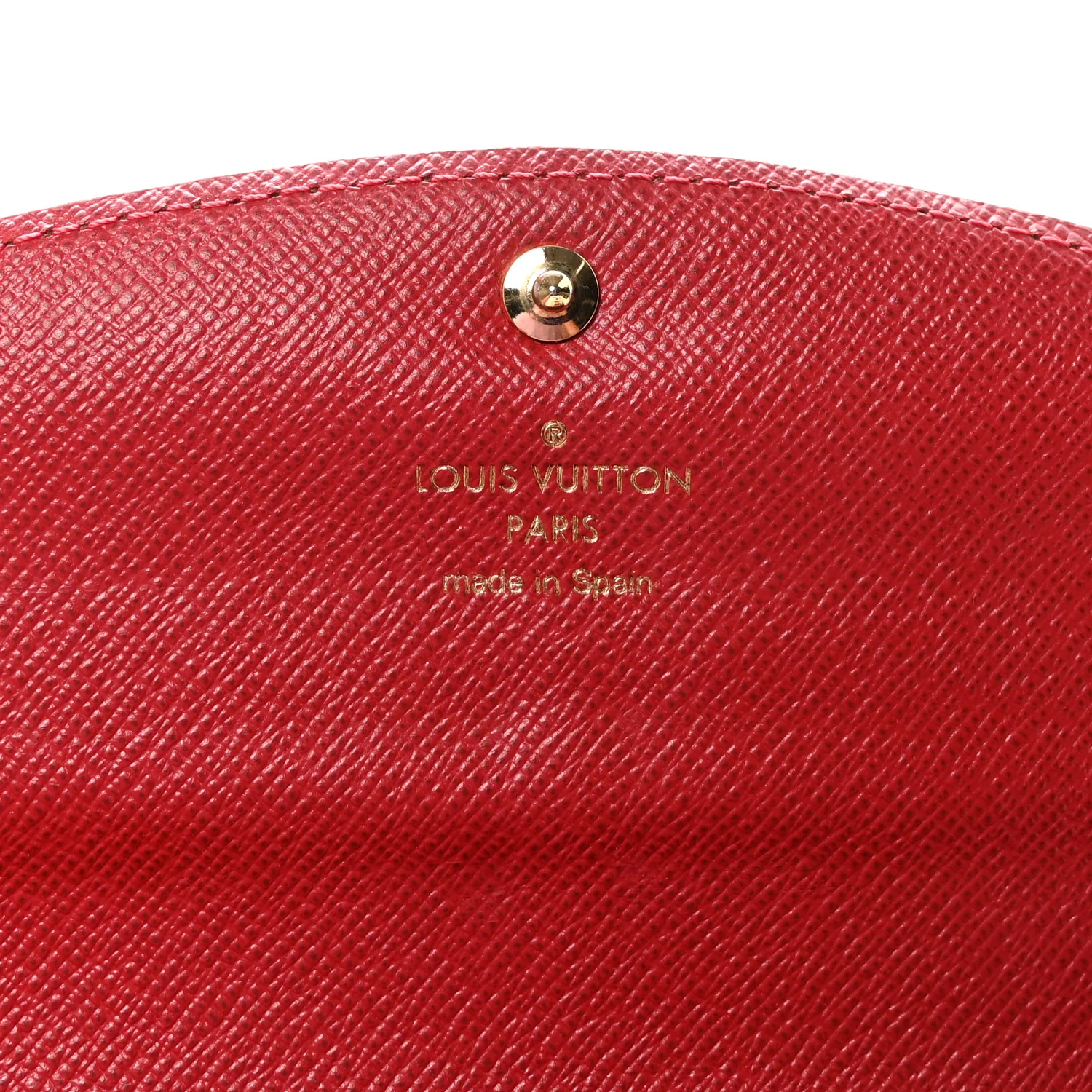 Damier Ebene Caissa Wallet Cherry - Image 6