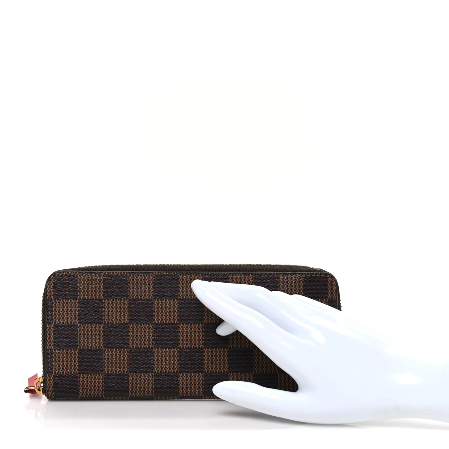 Damier Ebene Clemence Wallet Cherry - Image 2