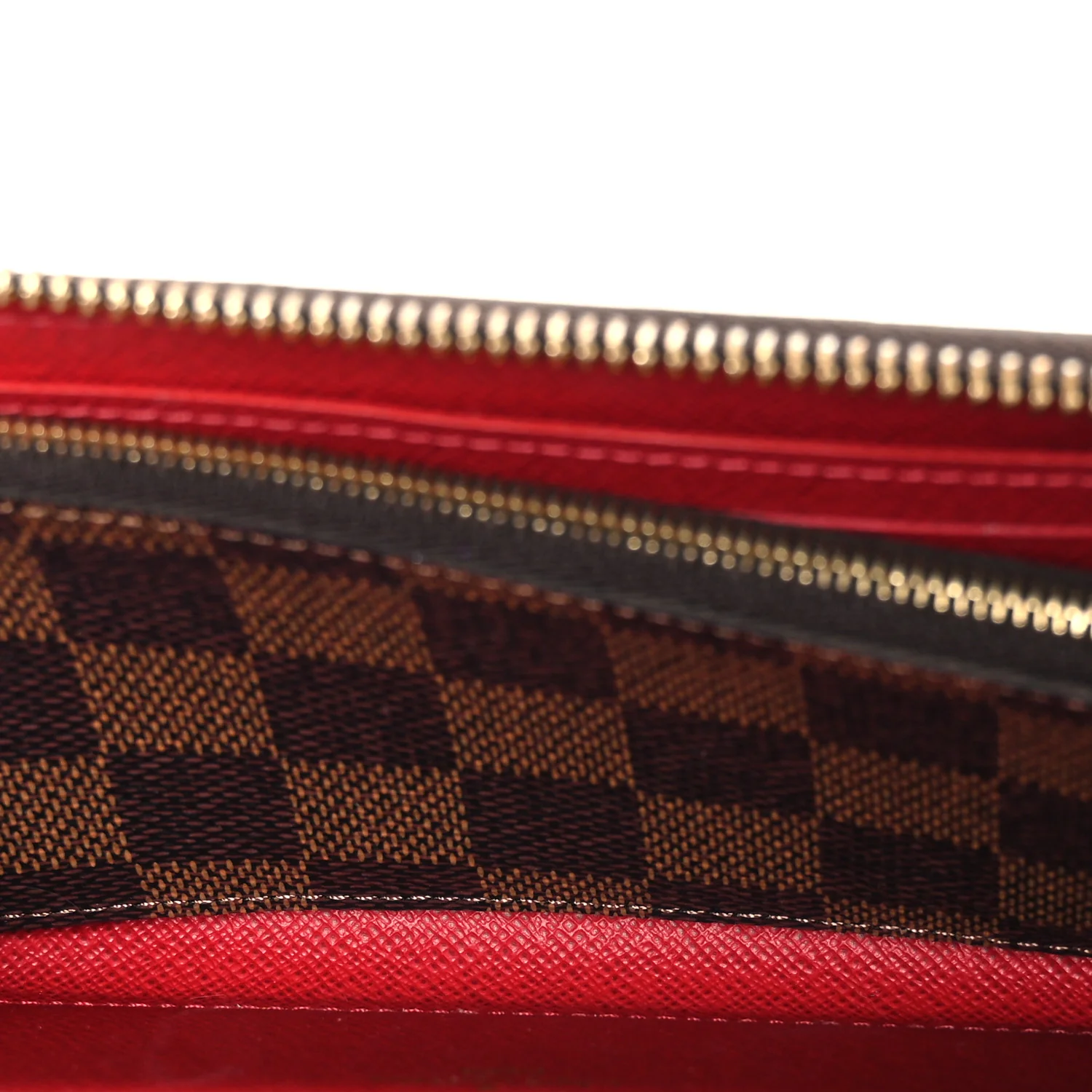 Damier Ebene Clemence Wallet Cherry - Image 5