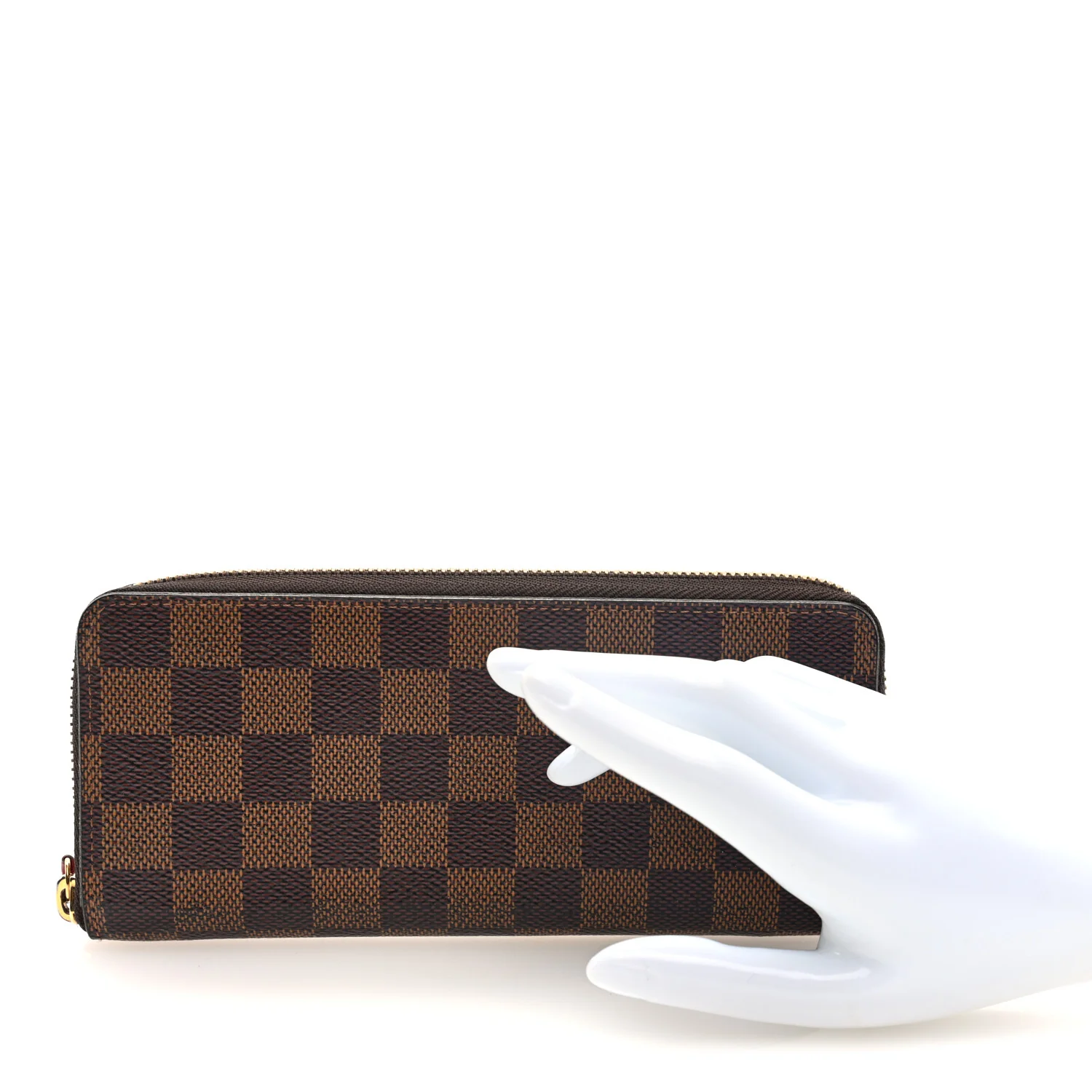 Damier Ebene Clemence Wallet Cherry - Image 2
