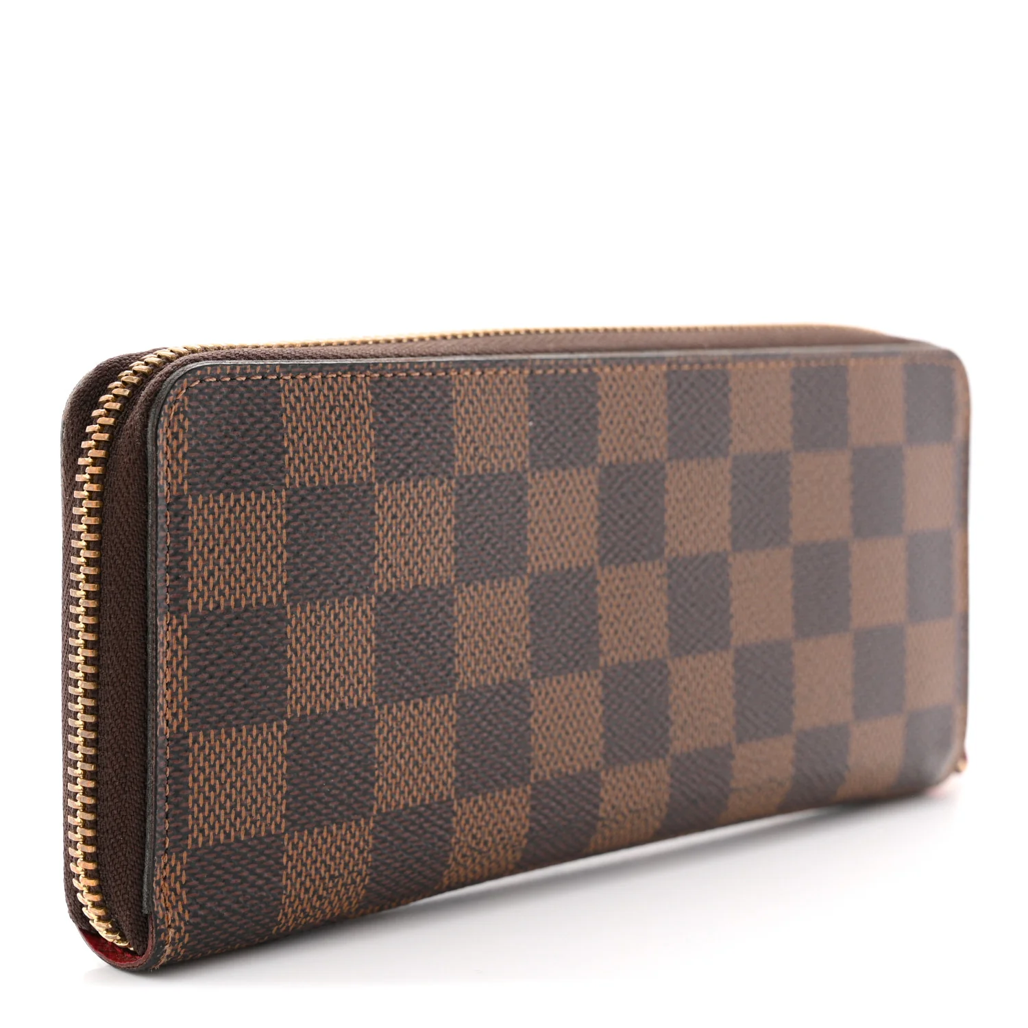 Damier Ebene Clemence Wallet Cherry - Image 3
