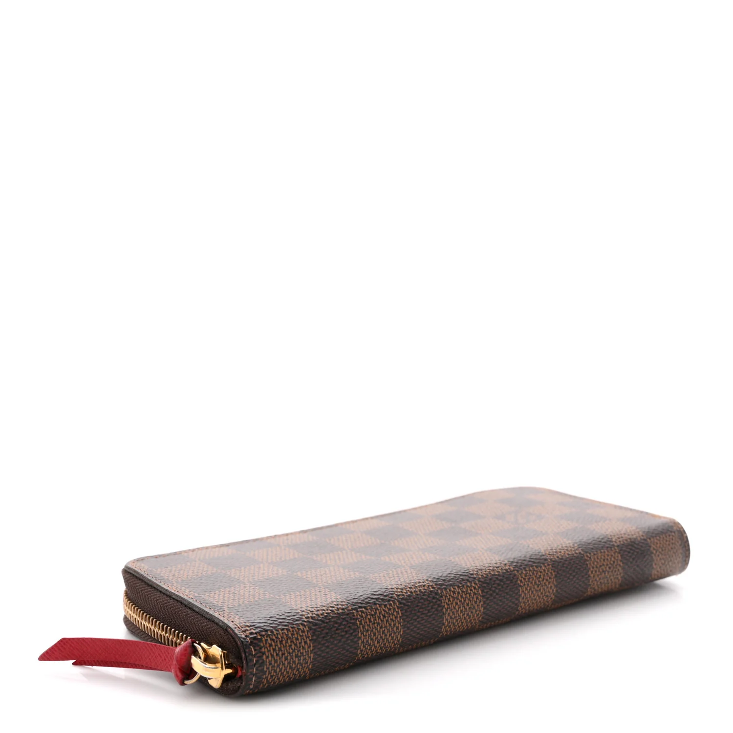 Damier Ebene Clemence Wallet Cherry - Image 4