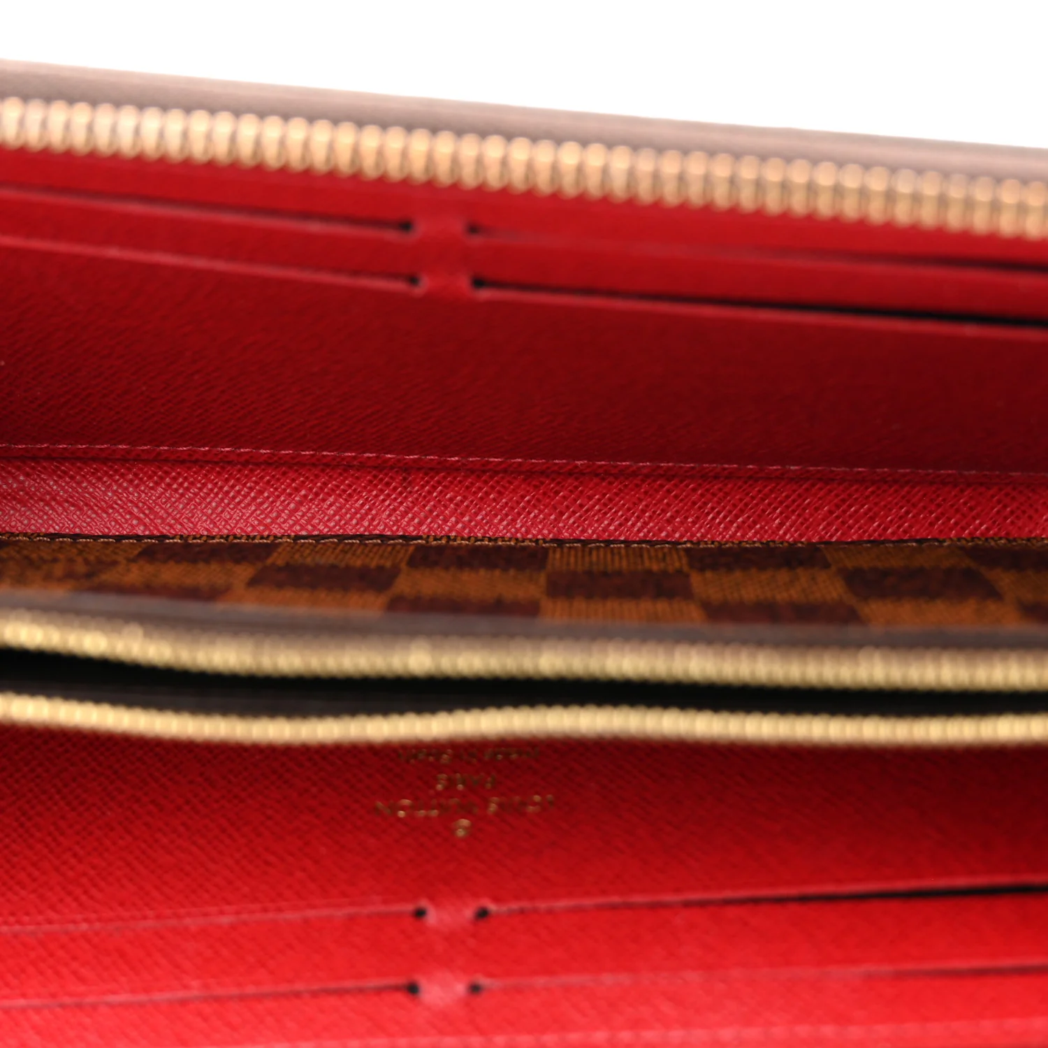 Damier Ebene Clemence Wallet Cherry - Image 5