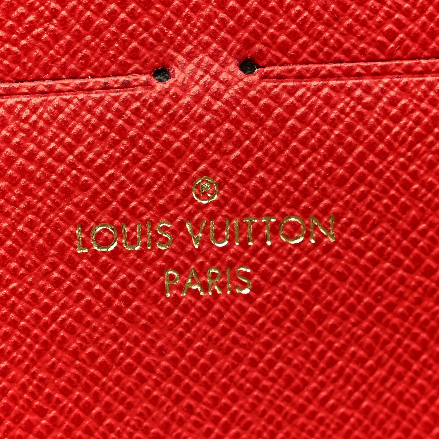 Damier Ebene Clemence Wallet Cherry - Image 6