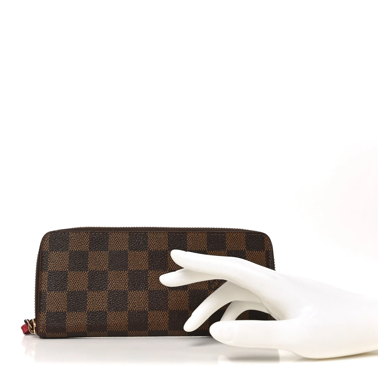 Damier Ebene Clemence Wallet Cherry - Image 2