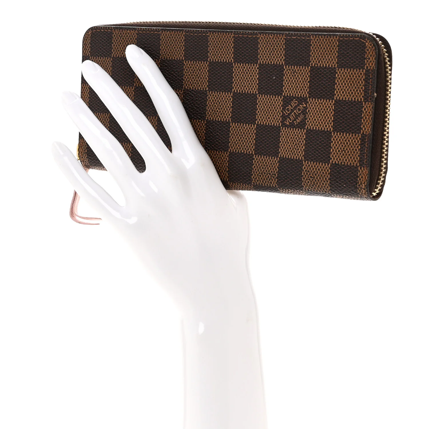 Damier Ebene Clemence Wallet Rose Ballerine - Image 2