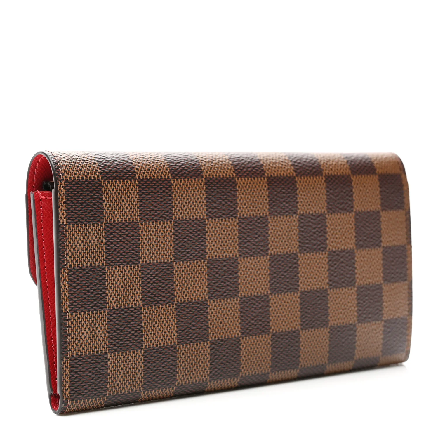 Damier Ebene Emilie Wallet Red - Image 3