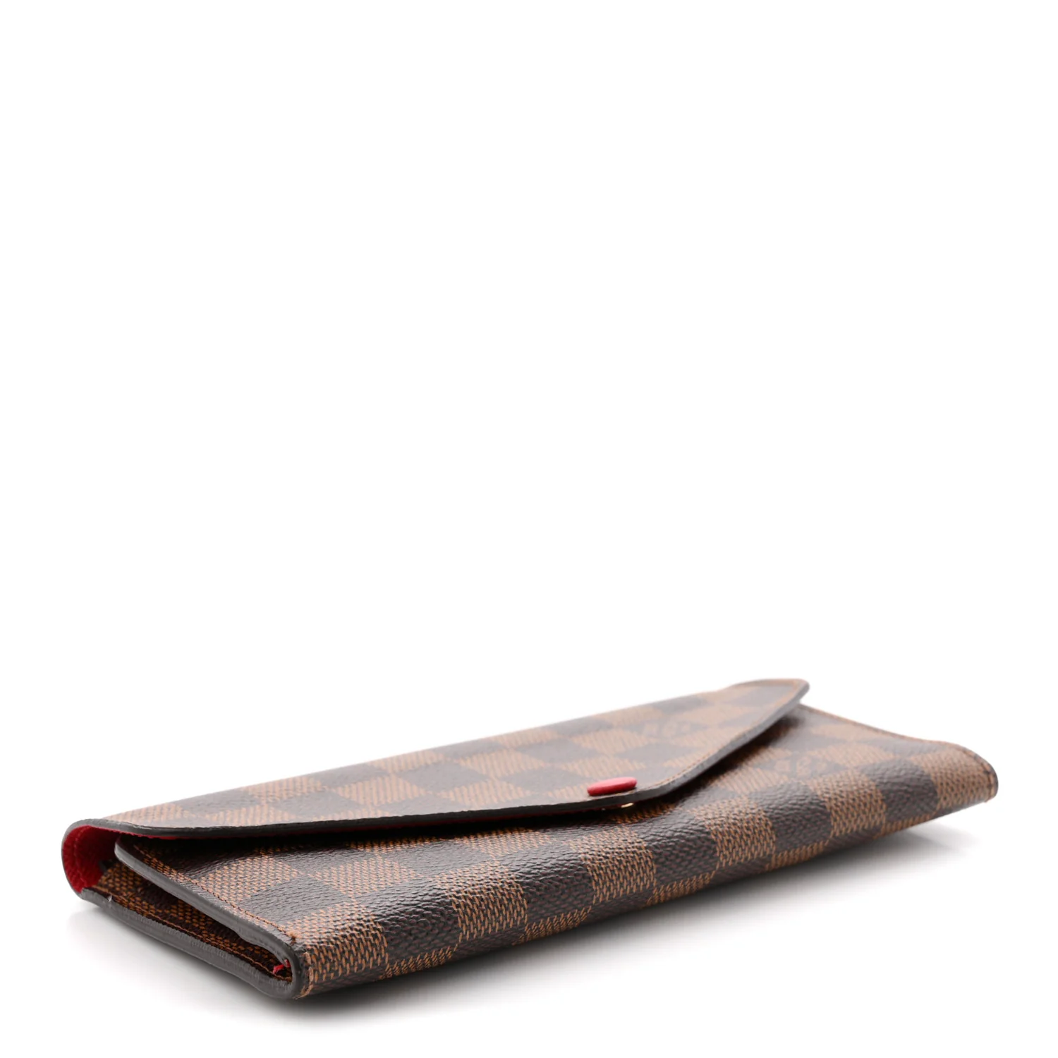Damier Ebene Josephine Wallet Red - Image 4