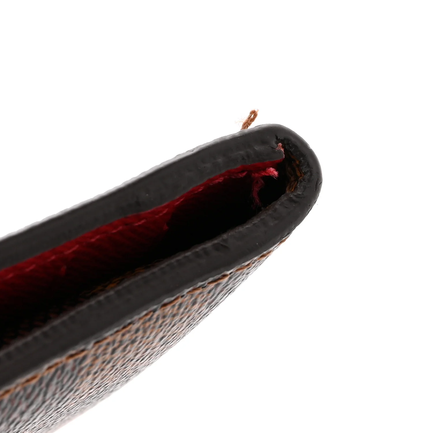 Damier Ebene Josephine Wallet Red - Image 9