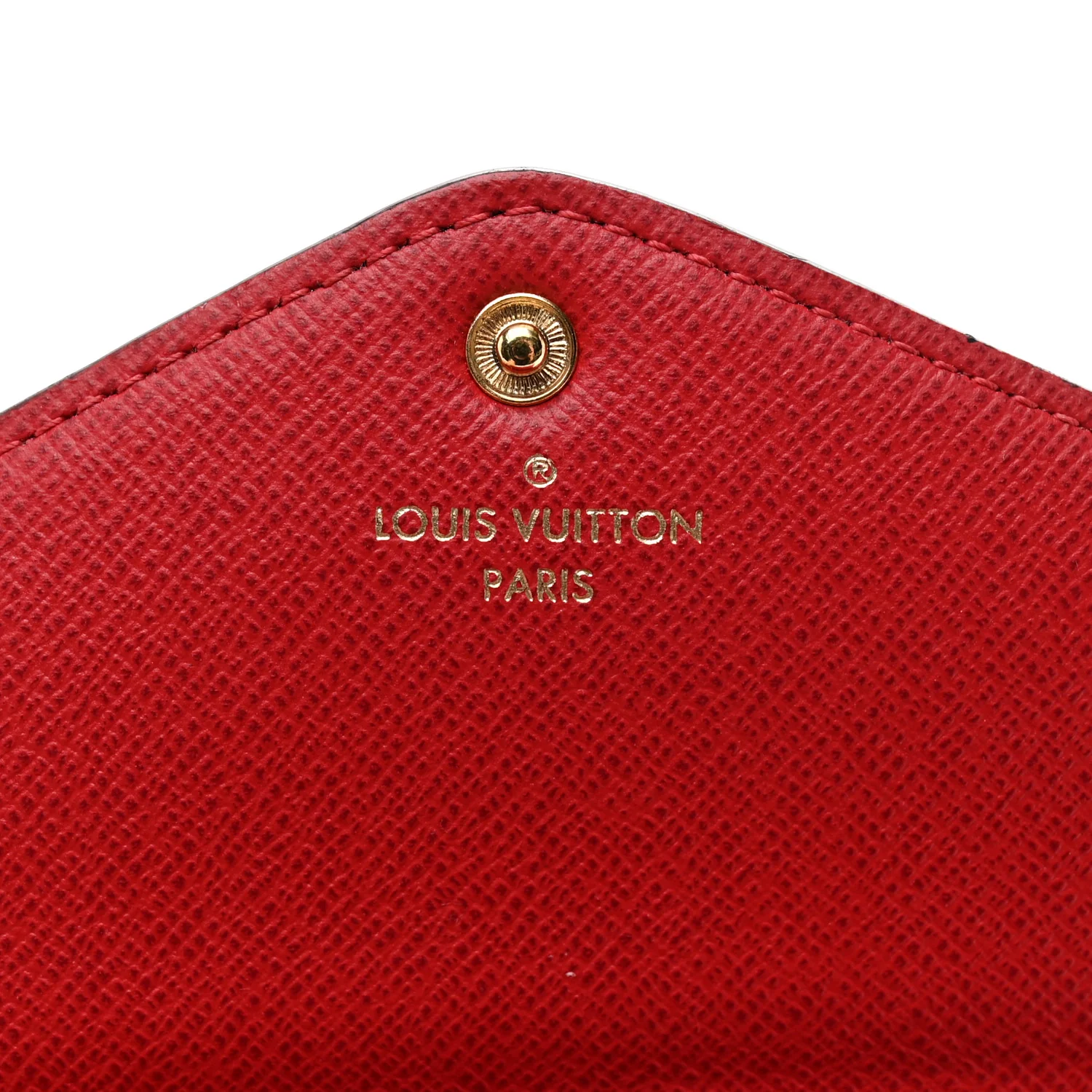 Damier Ebene Josephine Wallet Red - Image 6