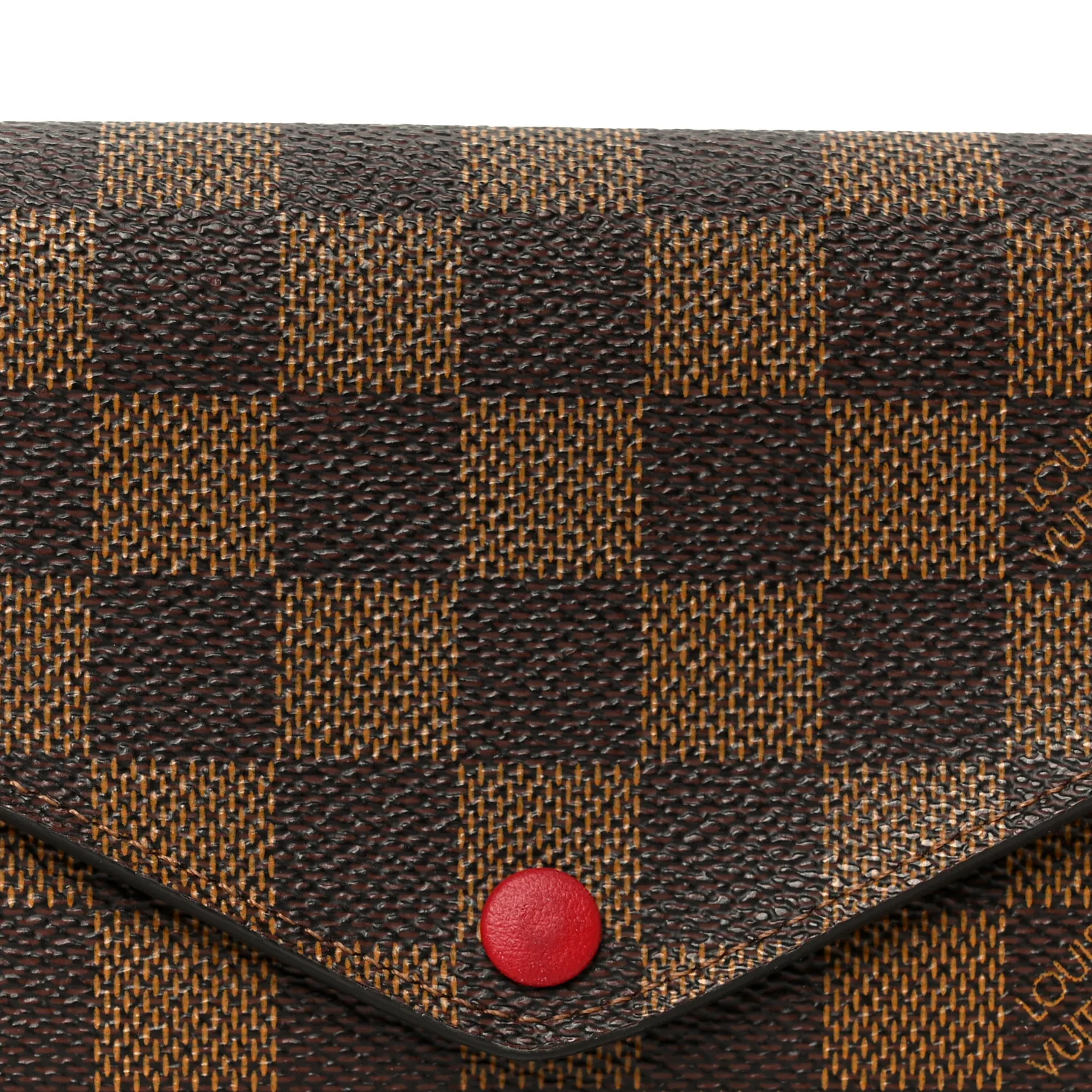 Damier Ebene Josephine Wallet Red - Image 13