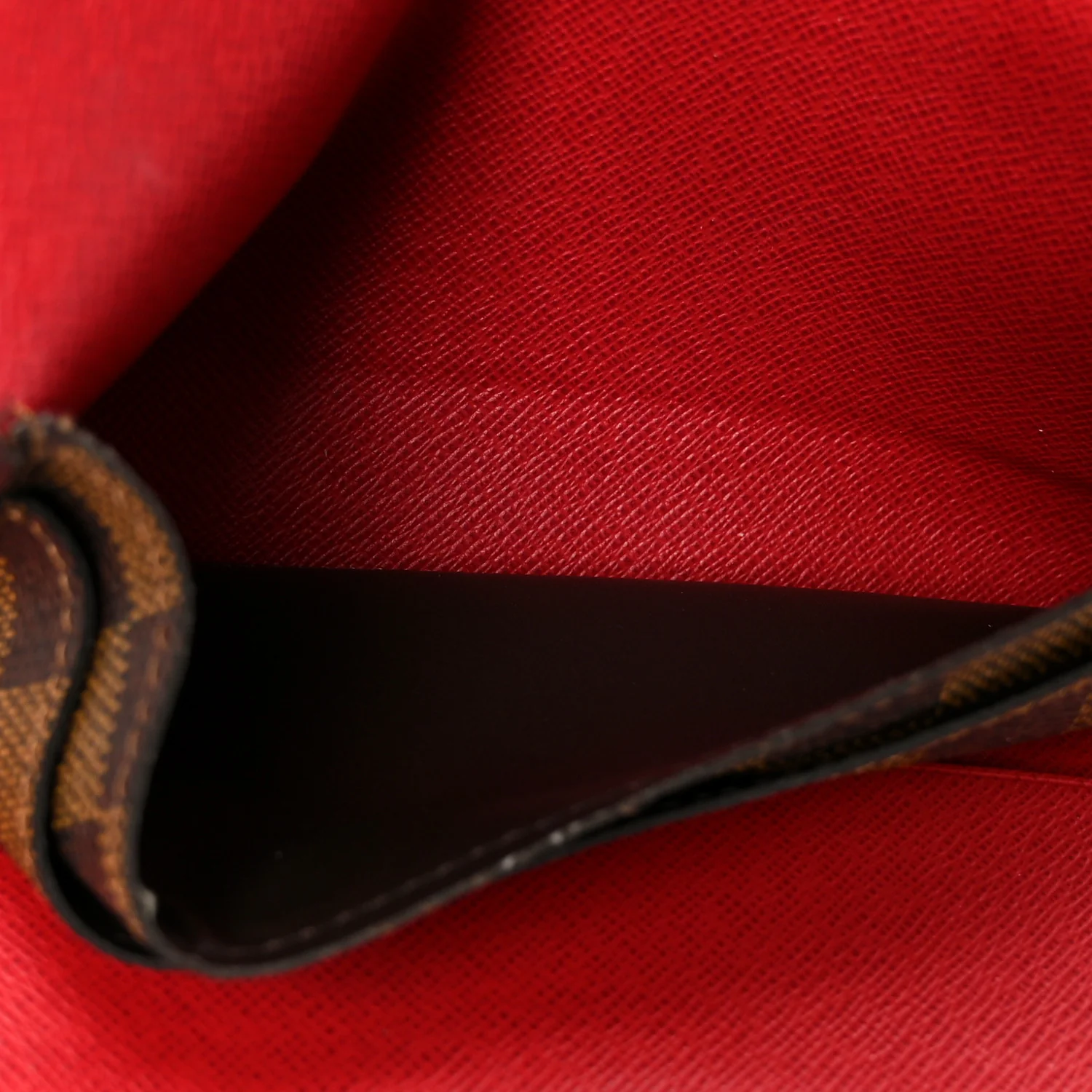 Damier Ebene Josephine Wallet Red - Image 6