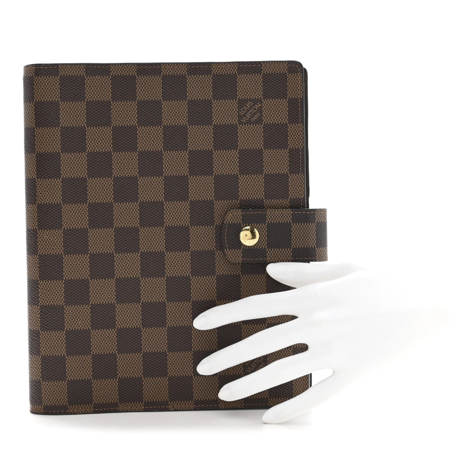 Damier Ebene Large Ring Agenda Cover - Image 2