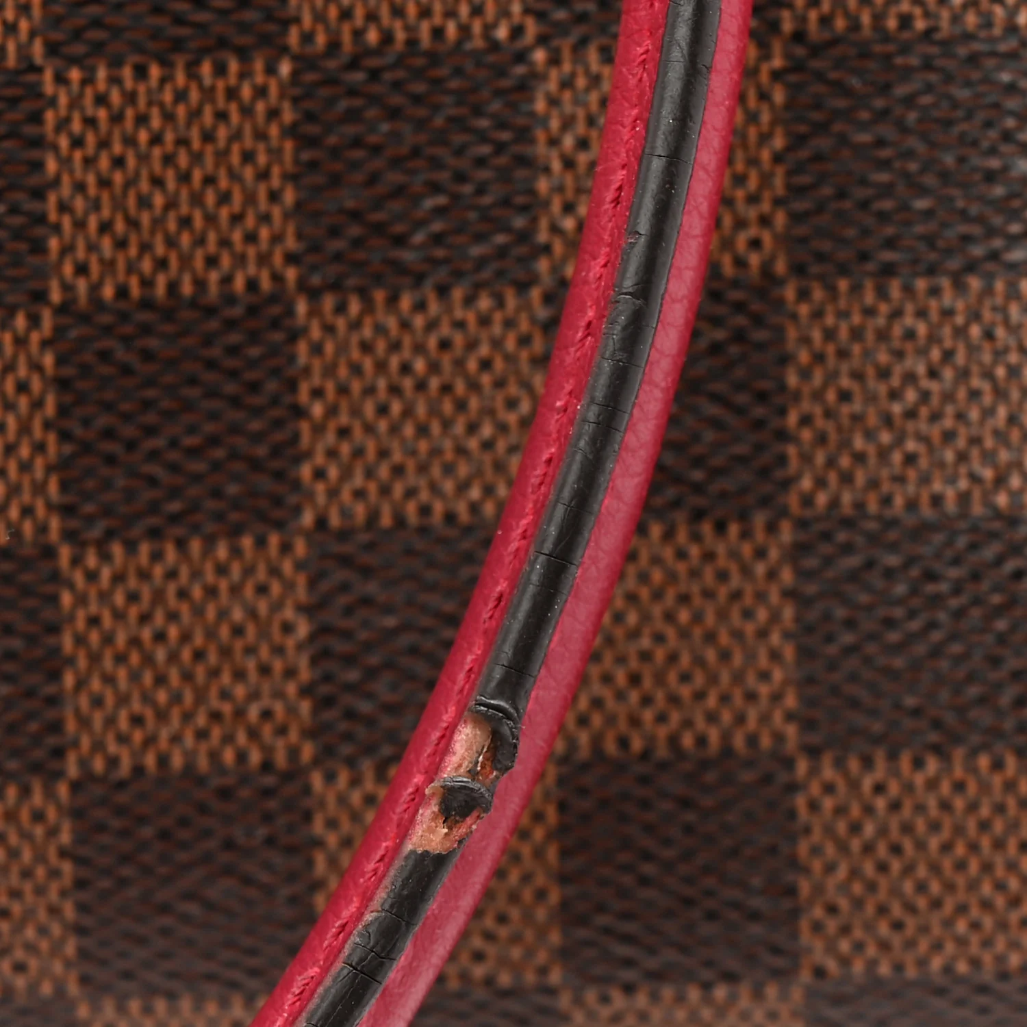 Damier Ebene LV Riverside Lie De Vin - Image 12