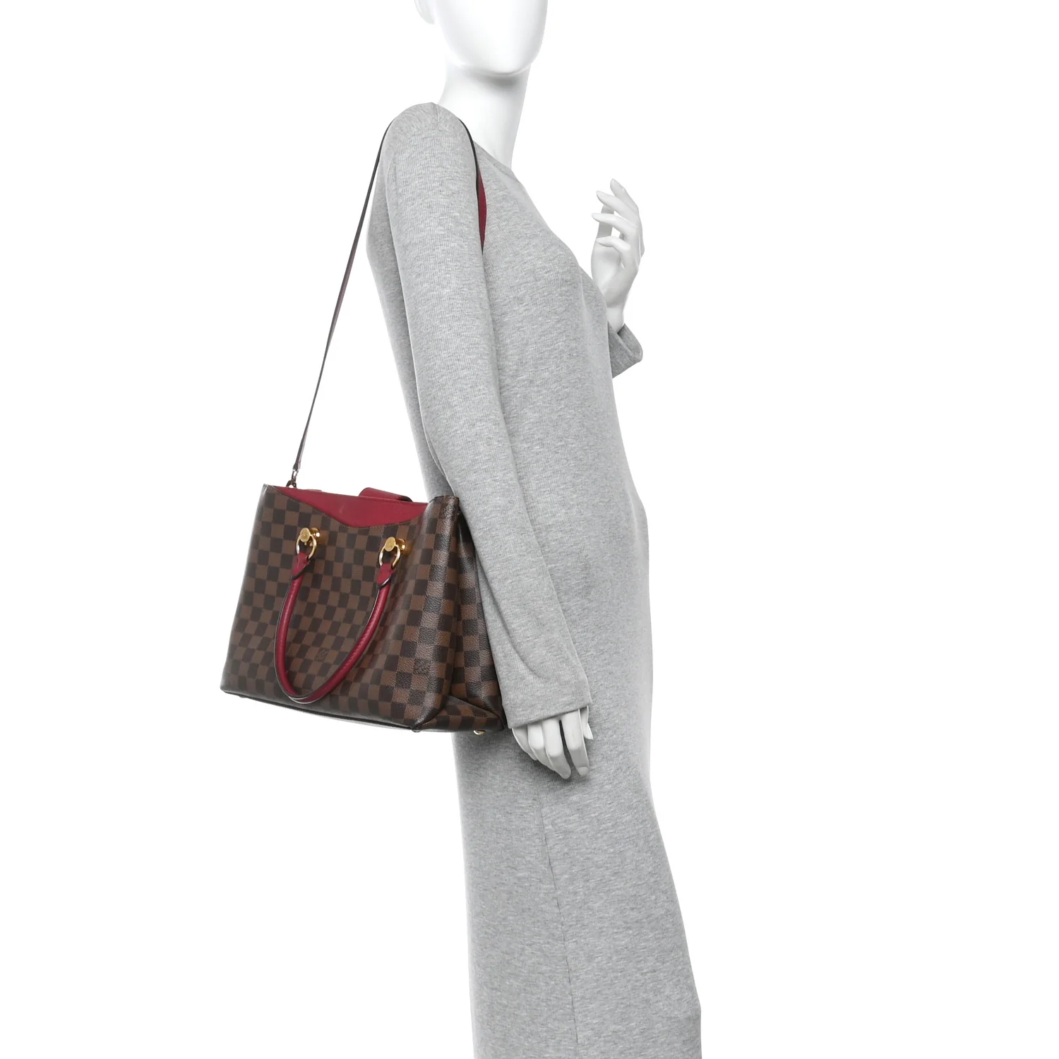 Damier Ebene LV Riverside Lie De Vin - Image 2