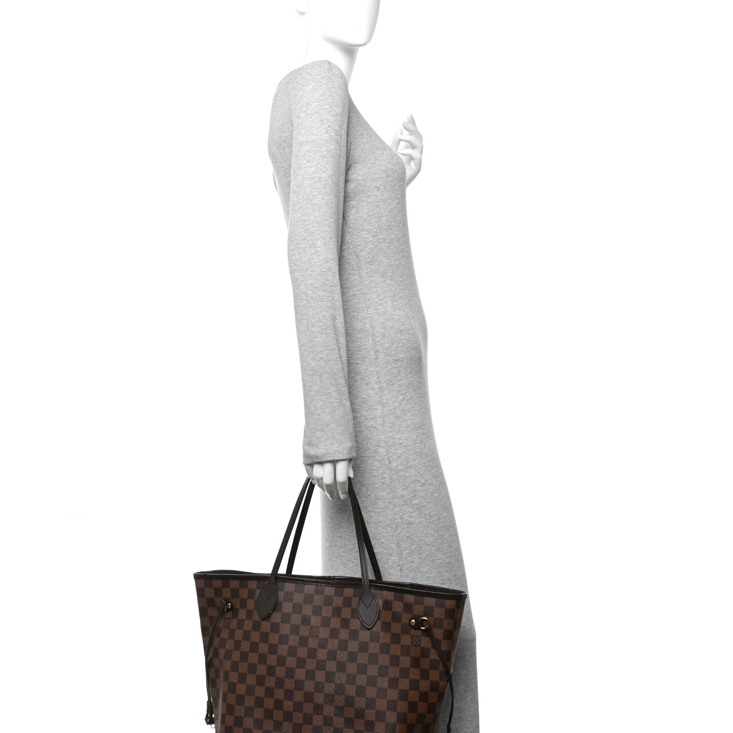 Damier Ebene Neo Neverfull MM Rose Ballerine - Image 2