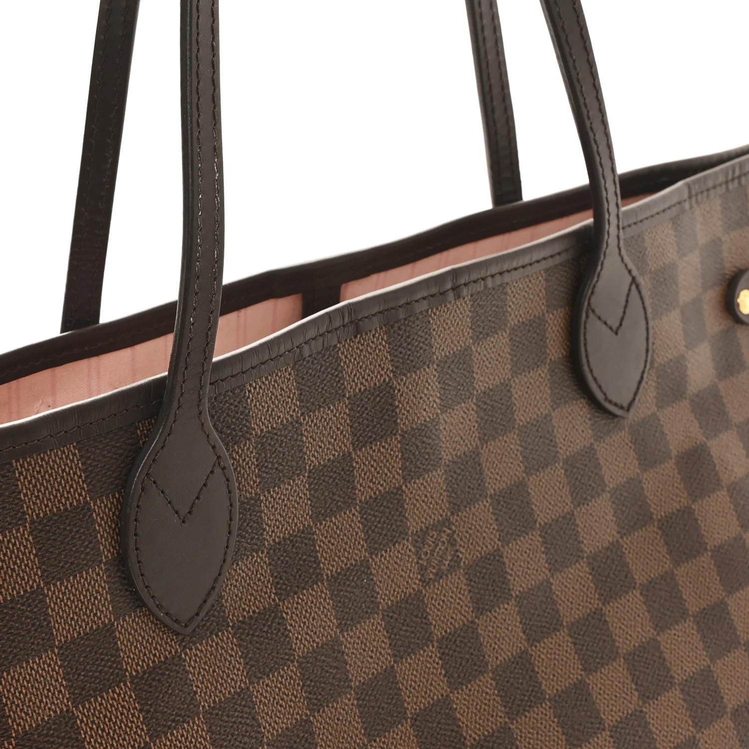 Damier Ebene Neo Neverfull MM Rose Ballerine - Image 12