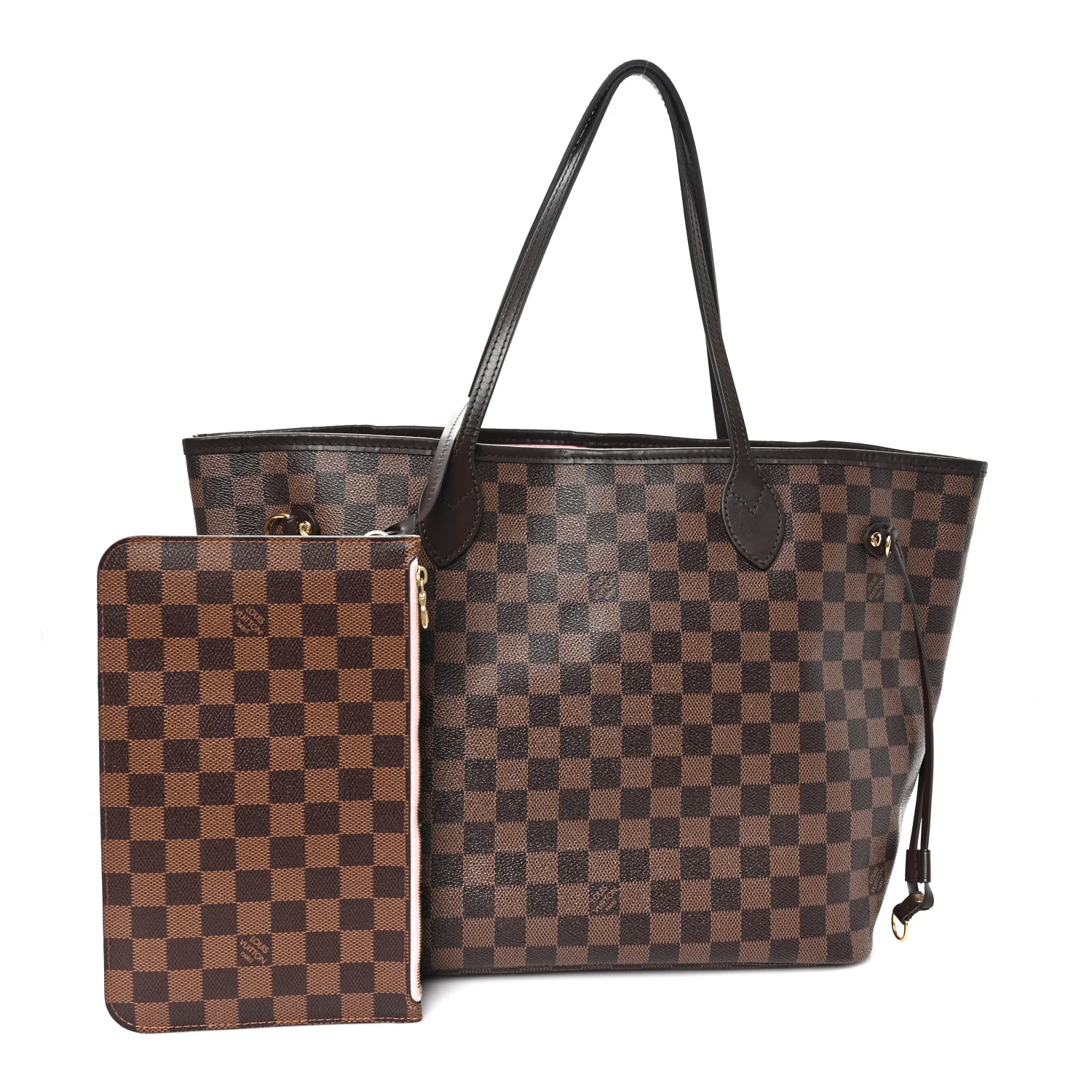 Damier Ebene Neo Neverfull MM Rose Ballerine - Image 3