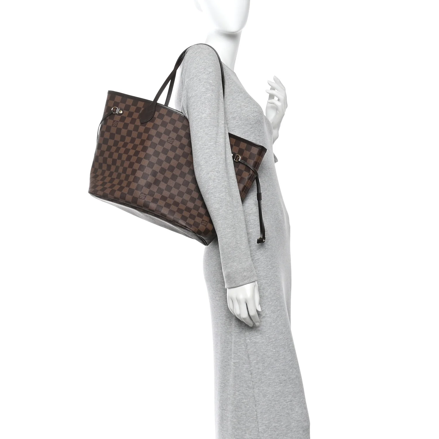 Damier Ebene Neo Neverfull MM Rose Ballerine - Image 2