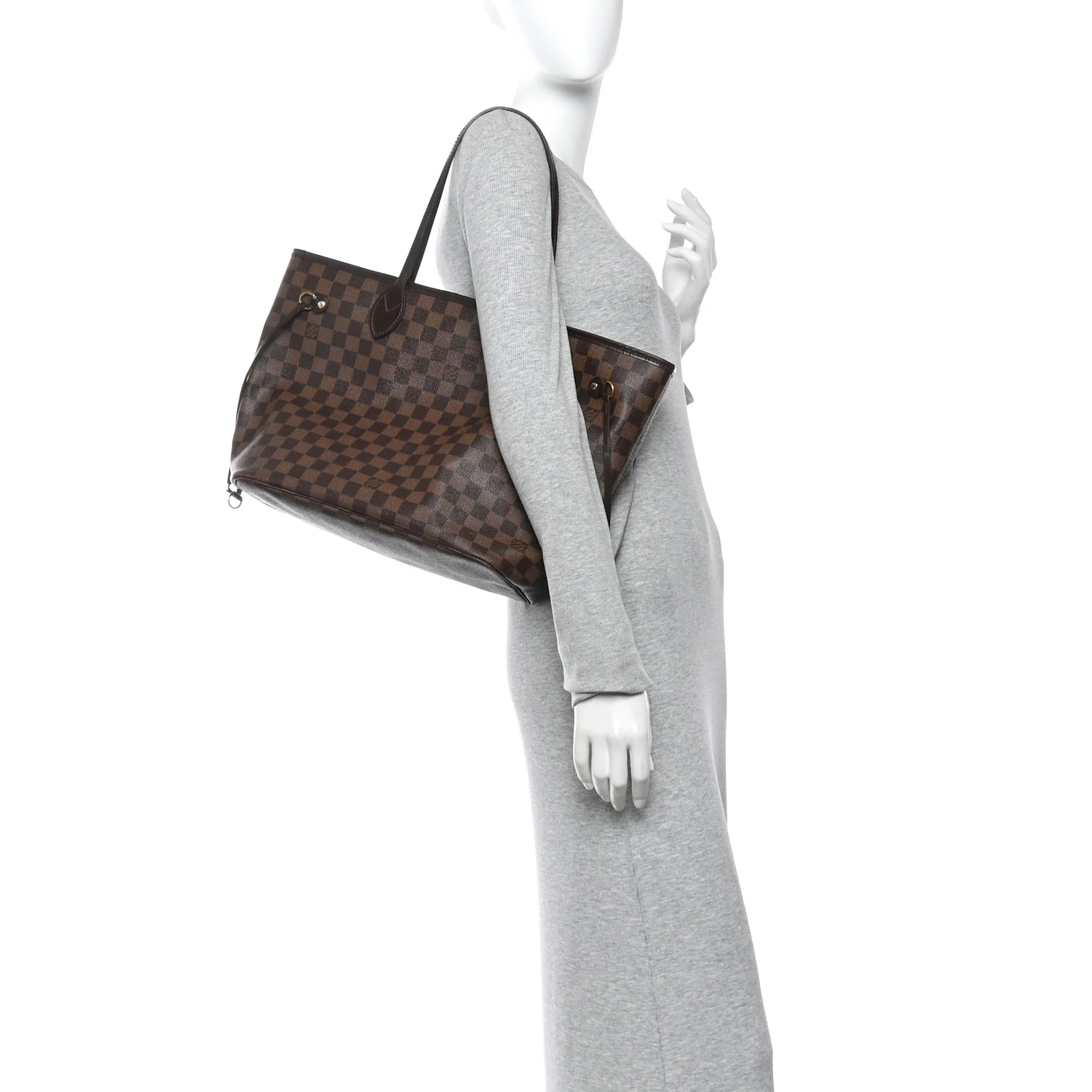 Damier Ebene Neo Neverfull MM Rose Ballerine - Image 2