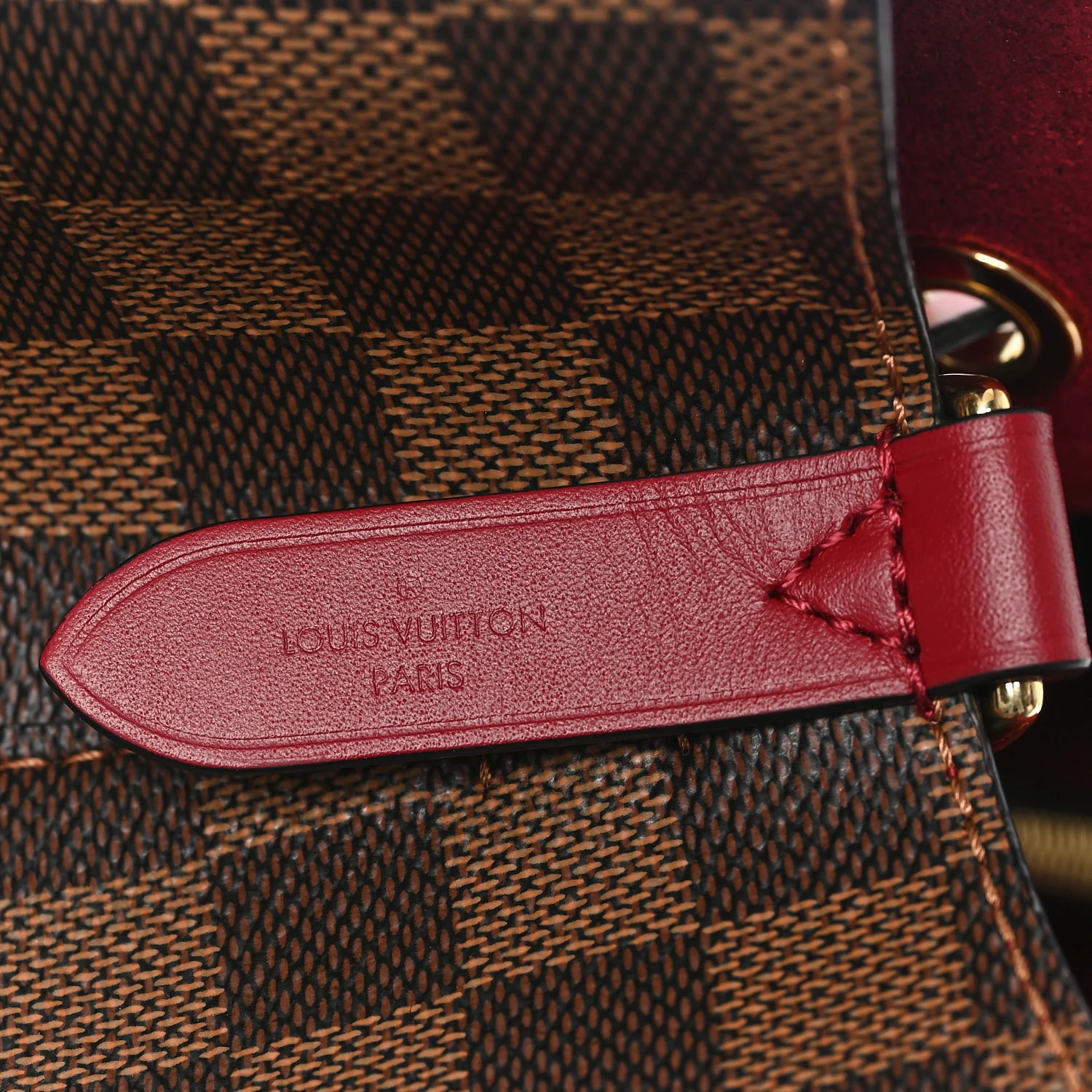 Damier Ebene Neonoe MM Cherry Berry - Image 6
