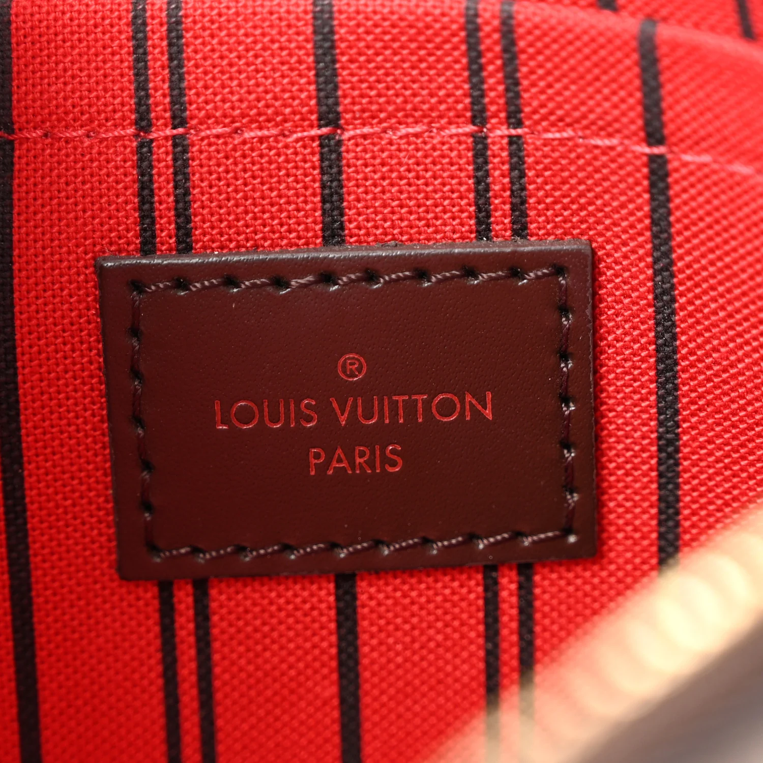 Damier Ebene Neverfull MM GM Pochette - Image 6