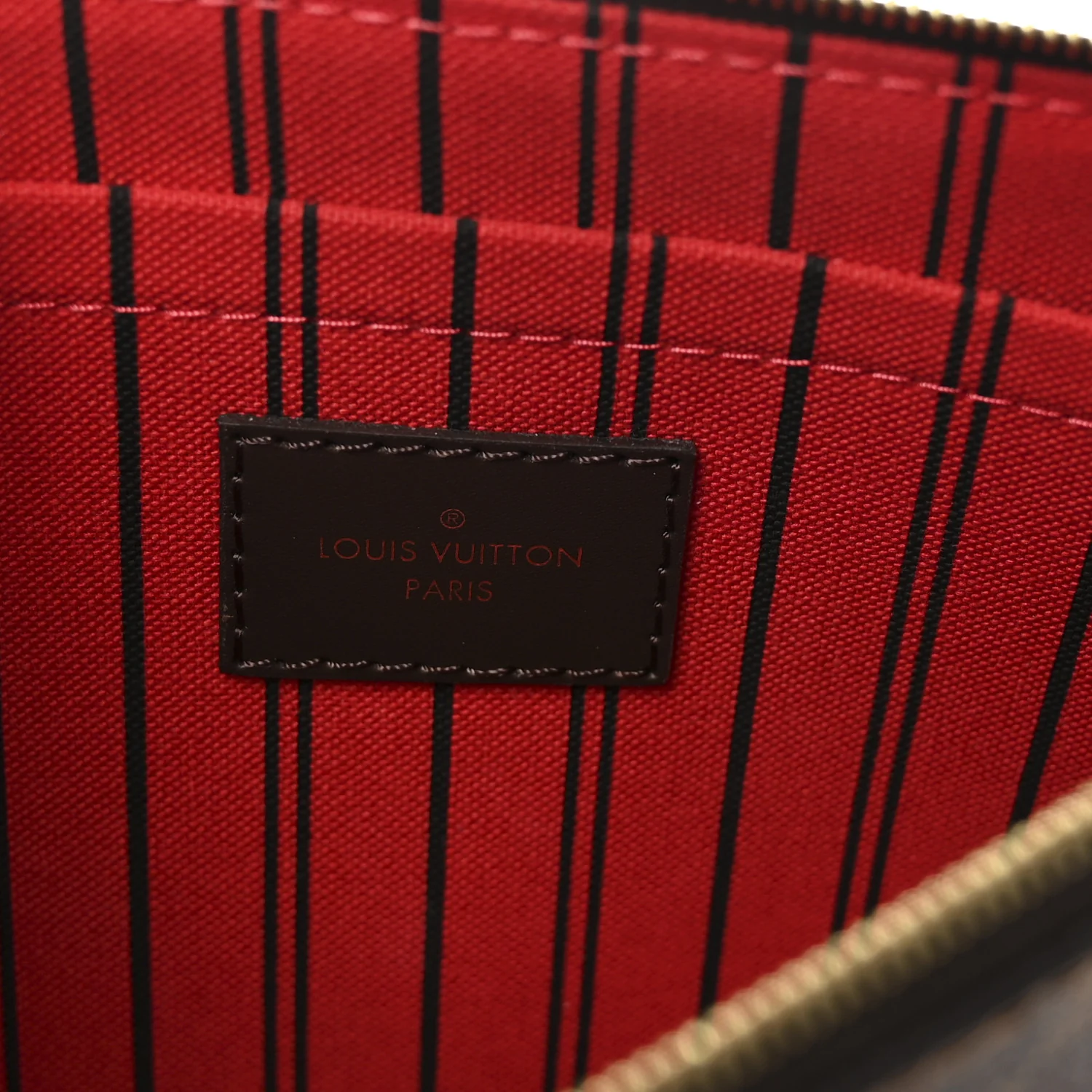 Damier Ebene Neverfull MM GM Pochette - Image 6